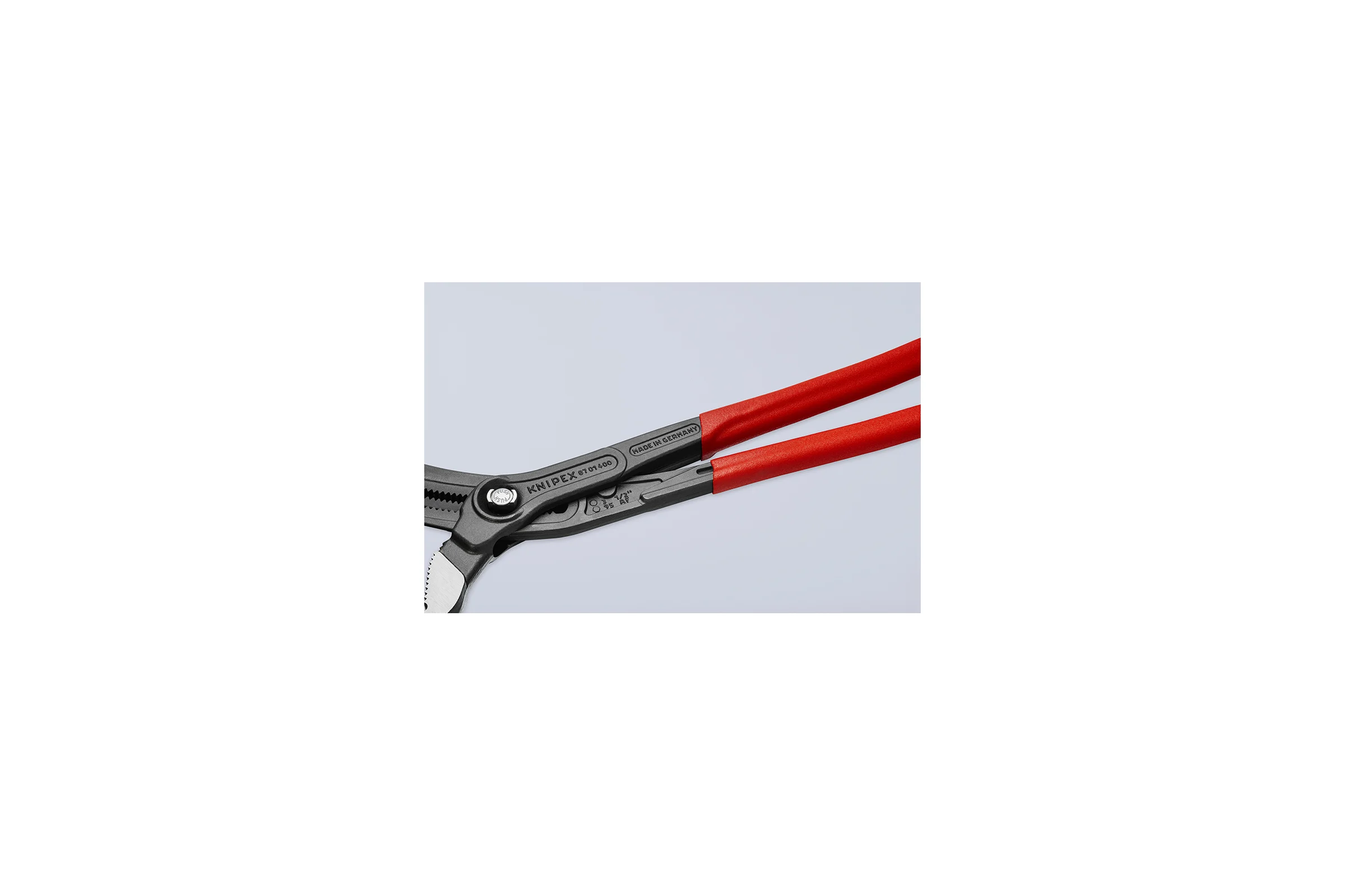 Переставные клещи Knipex sb зев 90 мм, длина 400 мм, фосфатированные, обливные ручки KN-8701400SB