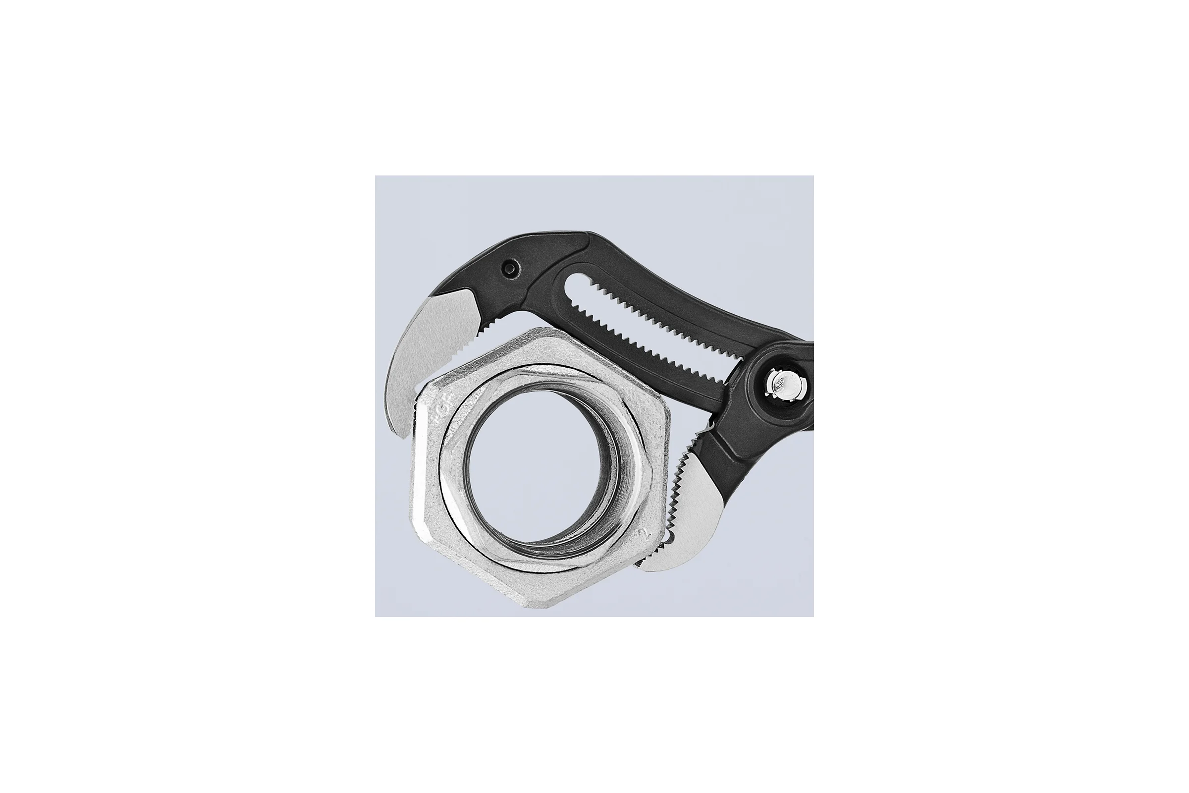 Переставные клещи Knipex sb зев 90 мм, длина 400 мм, фосфатированные, обливные ручки KN-8701400SB