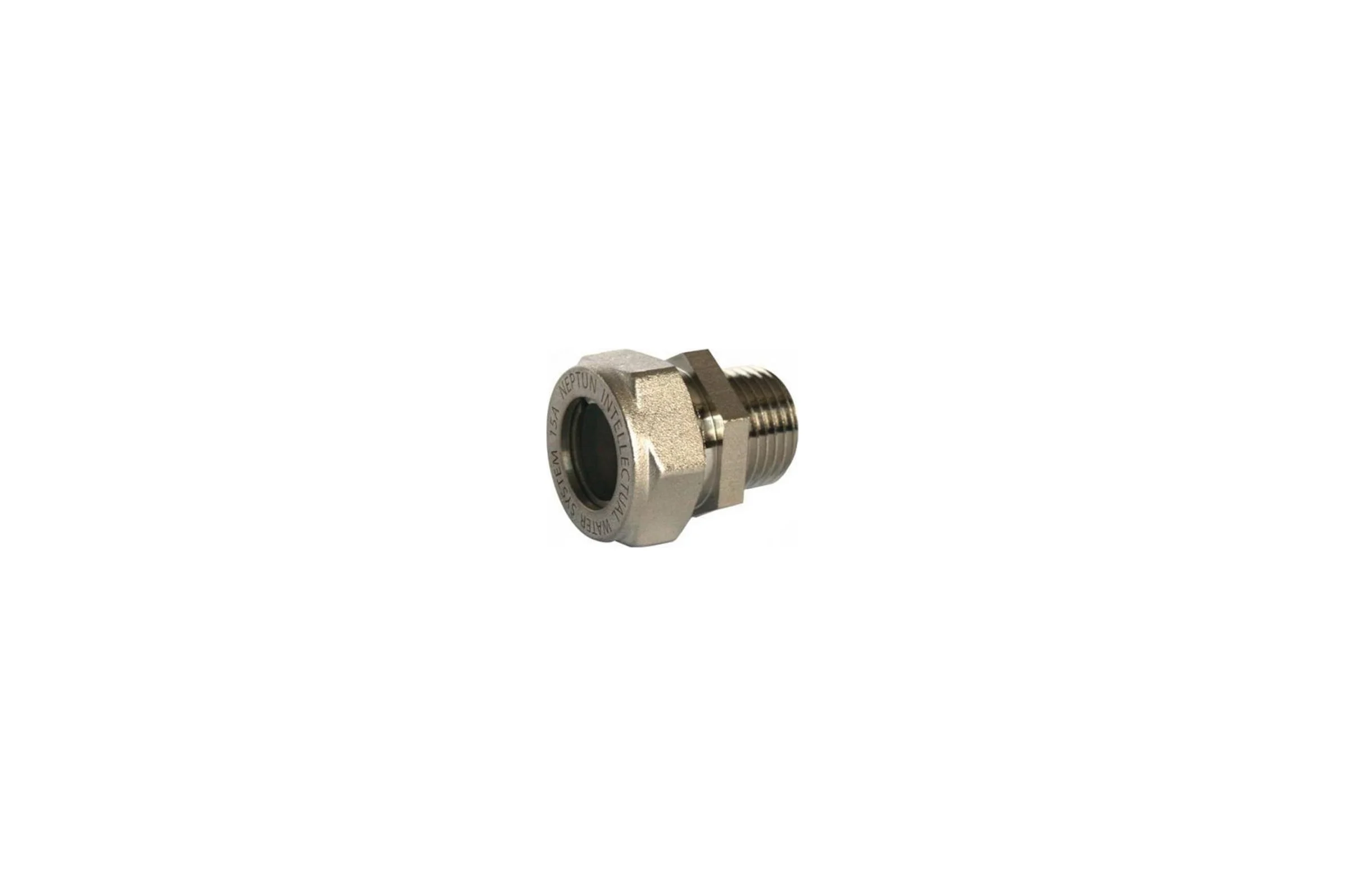 Никелированная муфта TIM 15 - 1/2 нар резьба 771320