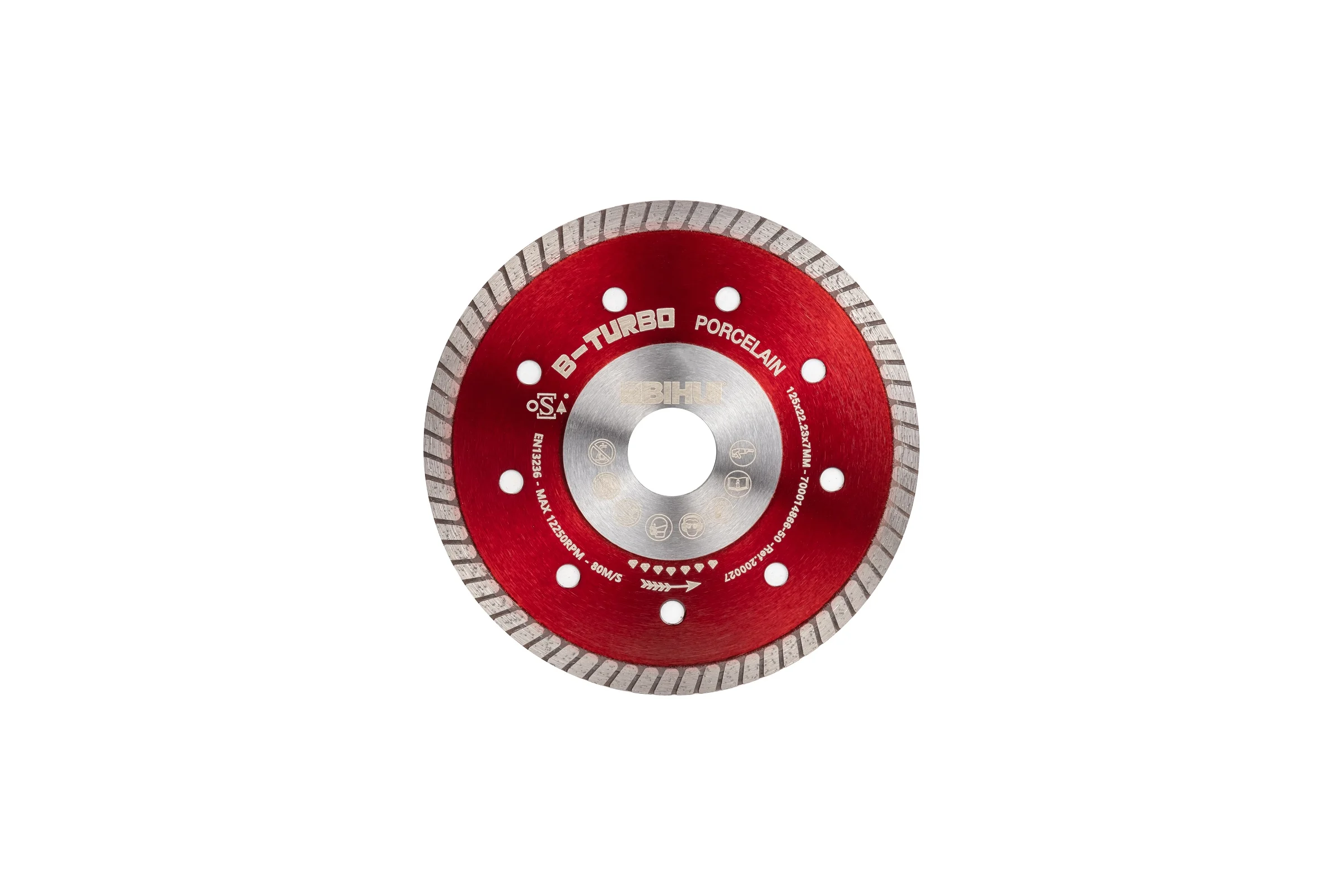 Диск алмазный B-Turbo 125х22.2 мм BIHUI DCDT125