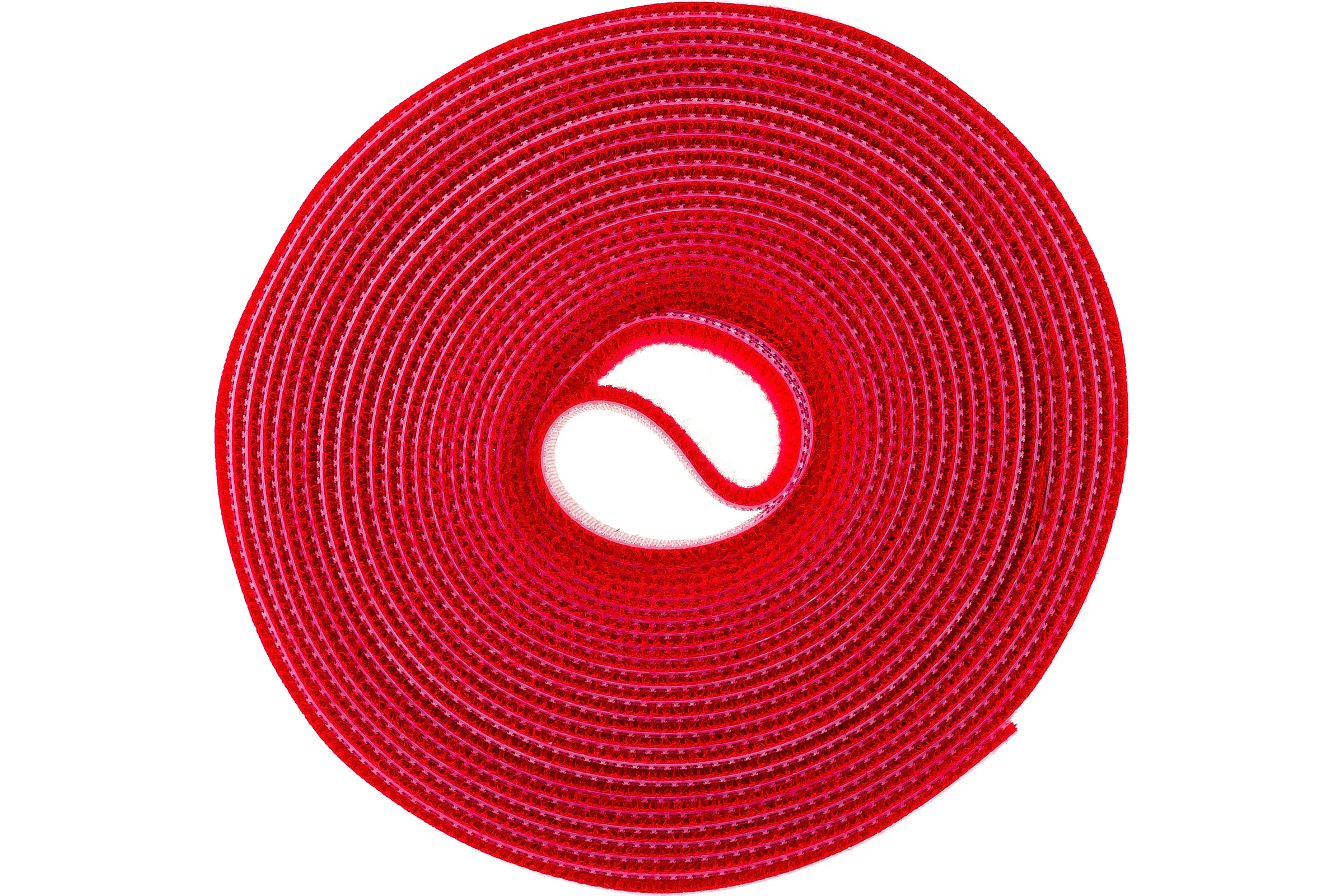 Лента (липучка) в рулоне Hyperline WASNR-5x25-RD ширина 25 мм, длина 5 м, красная 401696