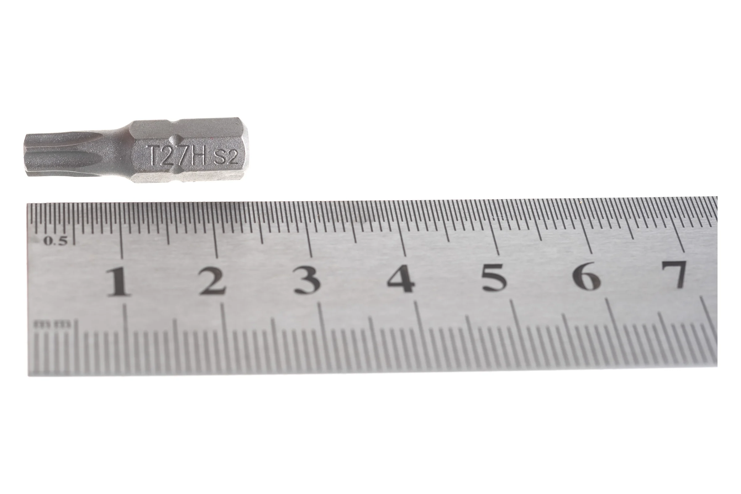 Вставка-бита 1/4"DR T-TORX, T27H, 25 мм Ombra 514827