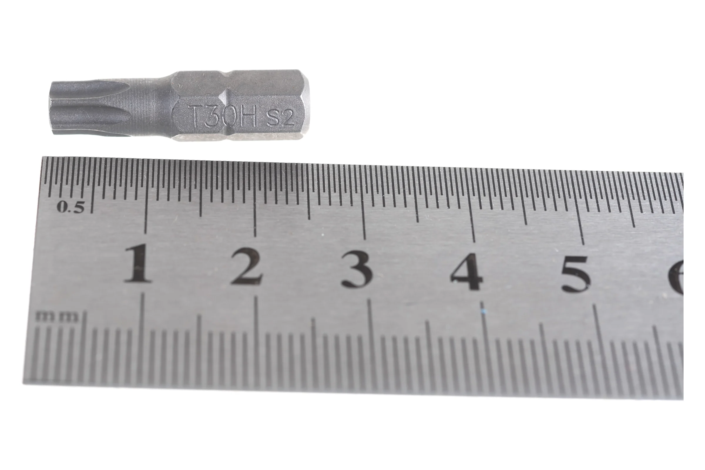 Вставка-бита 1/4"DR T-TORX, T30H, 25 мм Ombra 514830