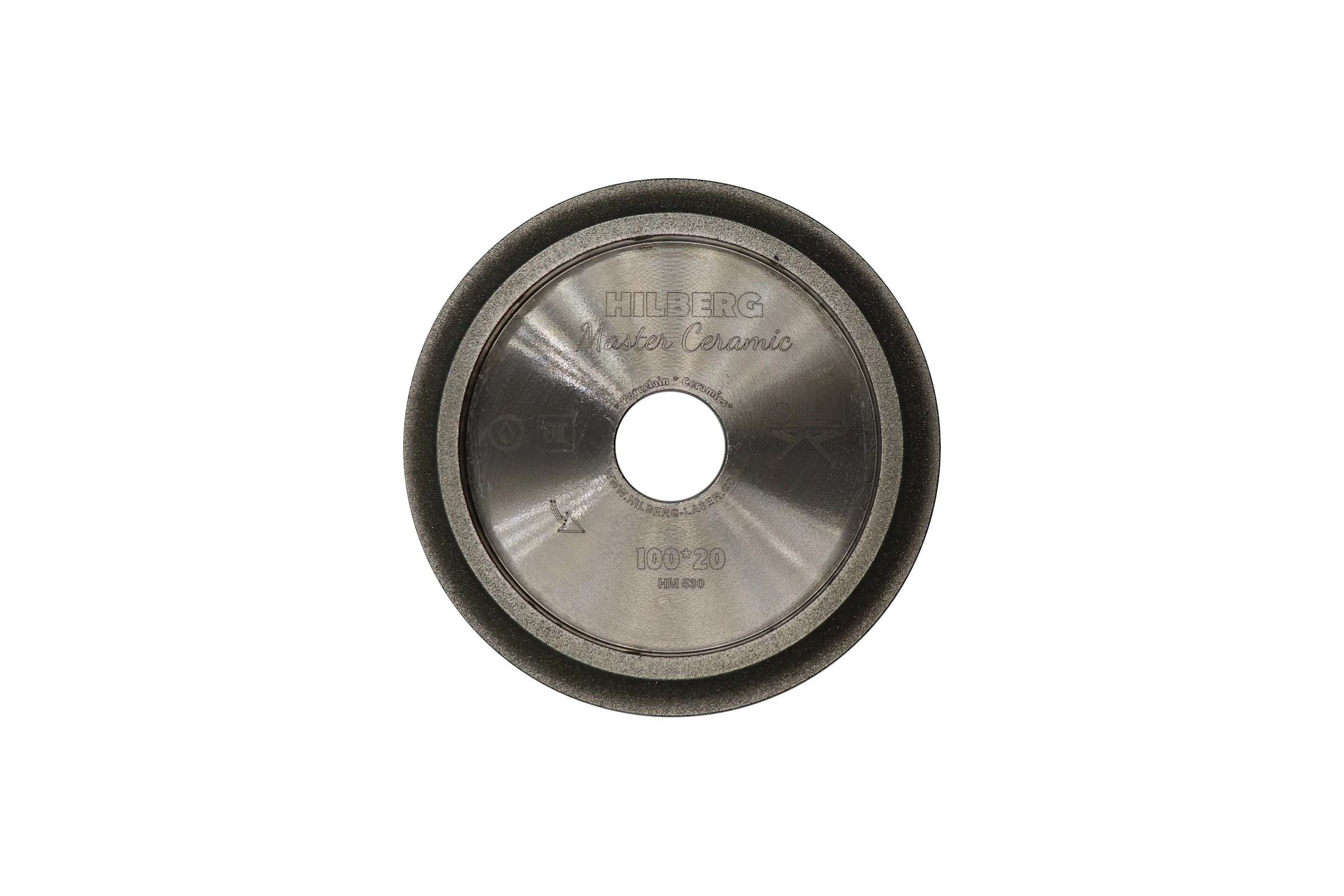 Диск алмазный для скругления края плитки Hilberg 100x20 Master Ceramic HM530