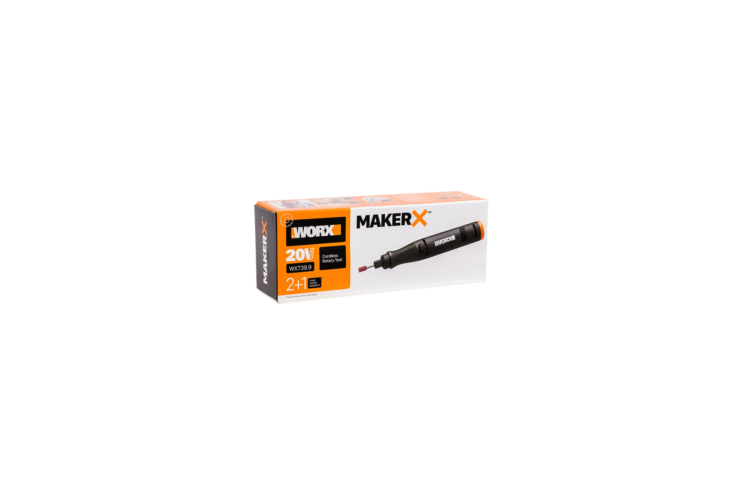 Аккумуляторная гравировальная машинка WORX 20 В, без АКБ и ЗУ WX739.9