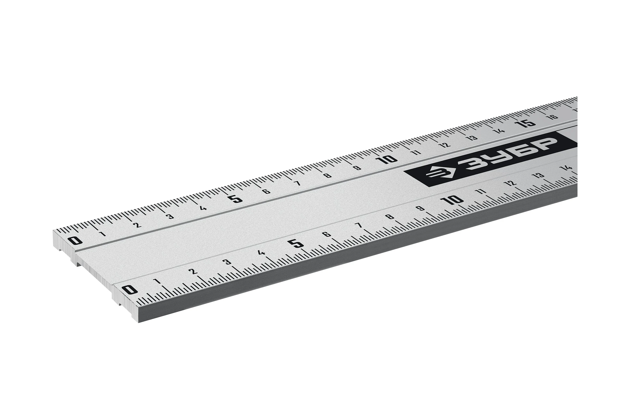 Усиленная алюминиевая линейка ЗУБР Апл 1 м 34384-100