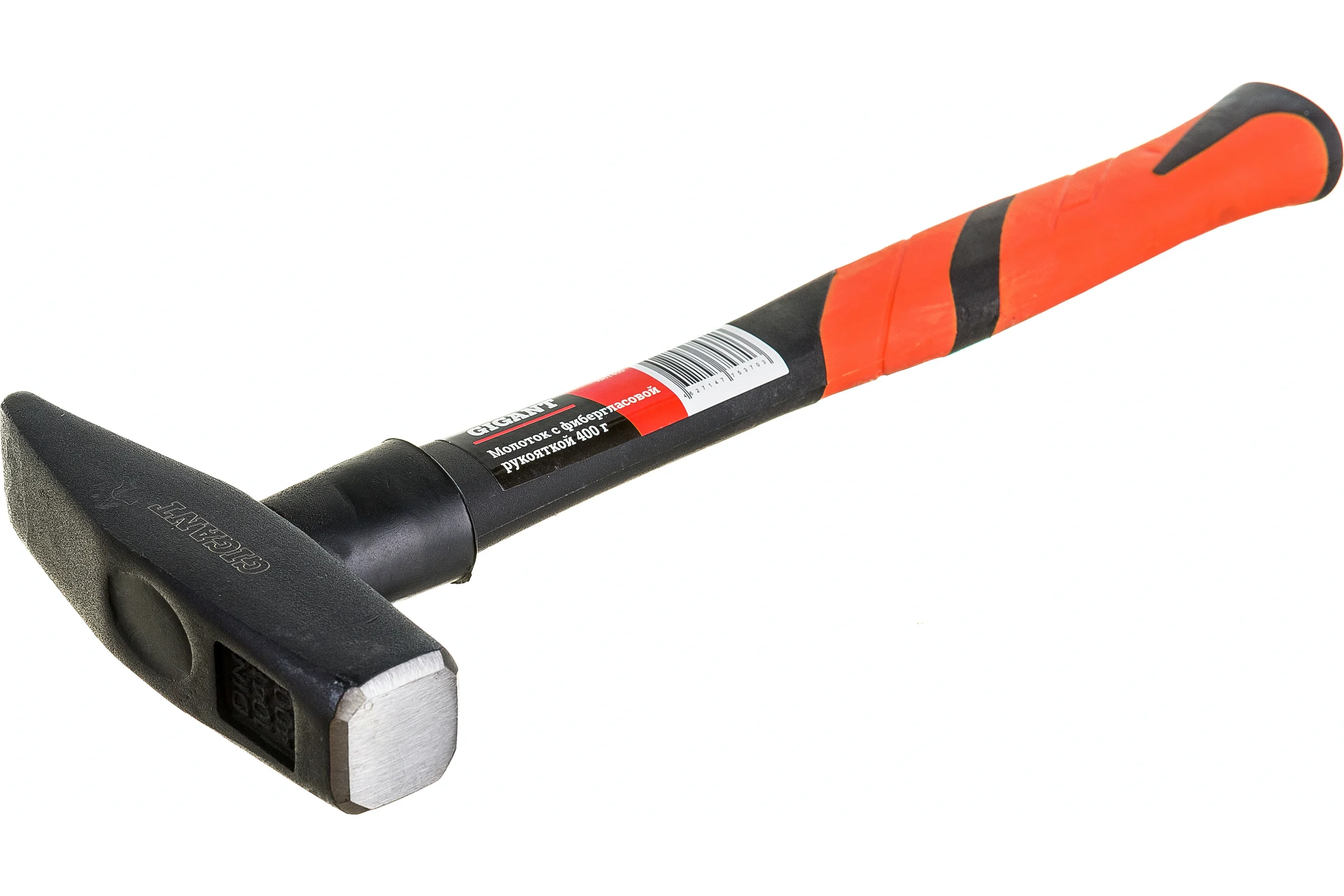 Молоток с фибергласовой рукояткой 400g Gigant HHT400