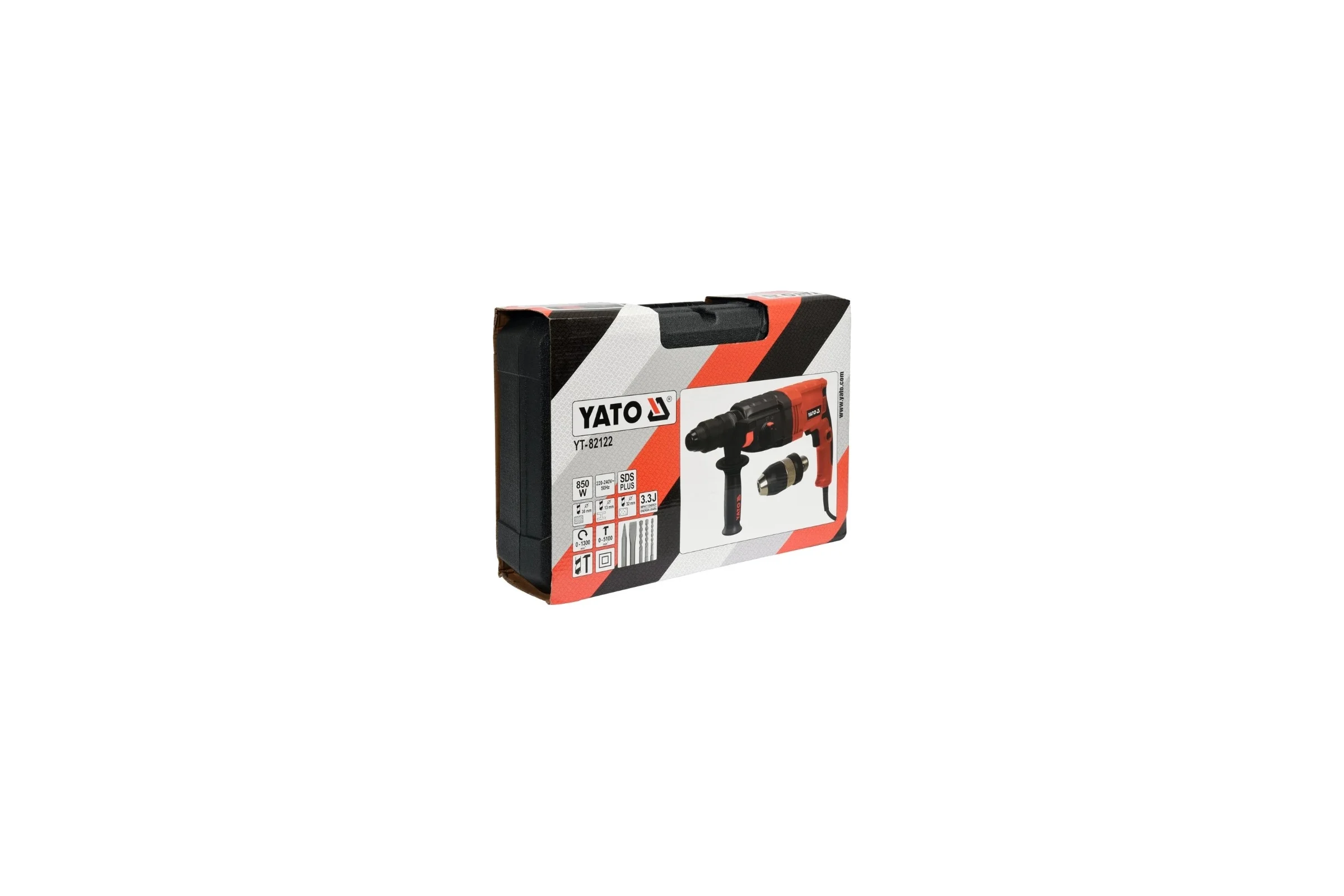 Перфоратор YATO SDS PLUS 850 Вт YT-82122