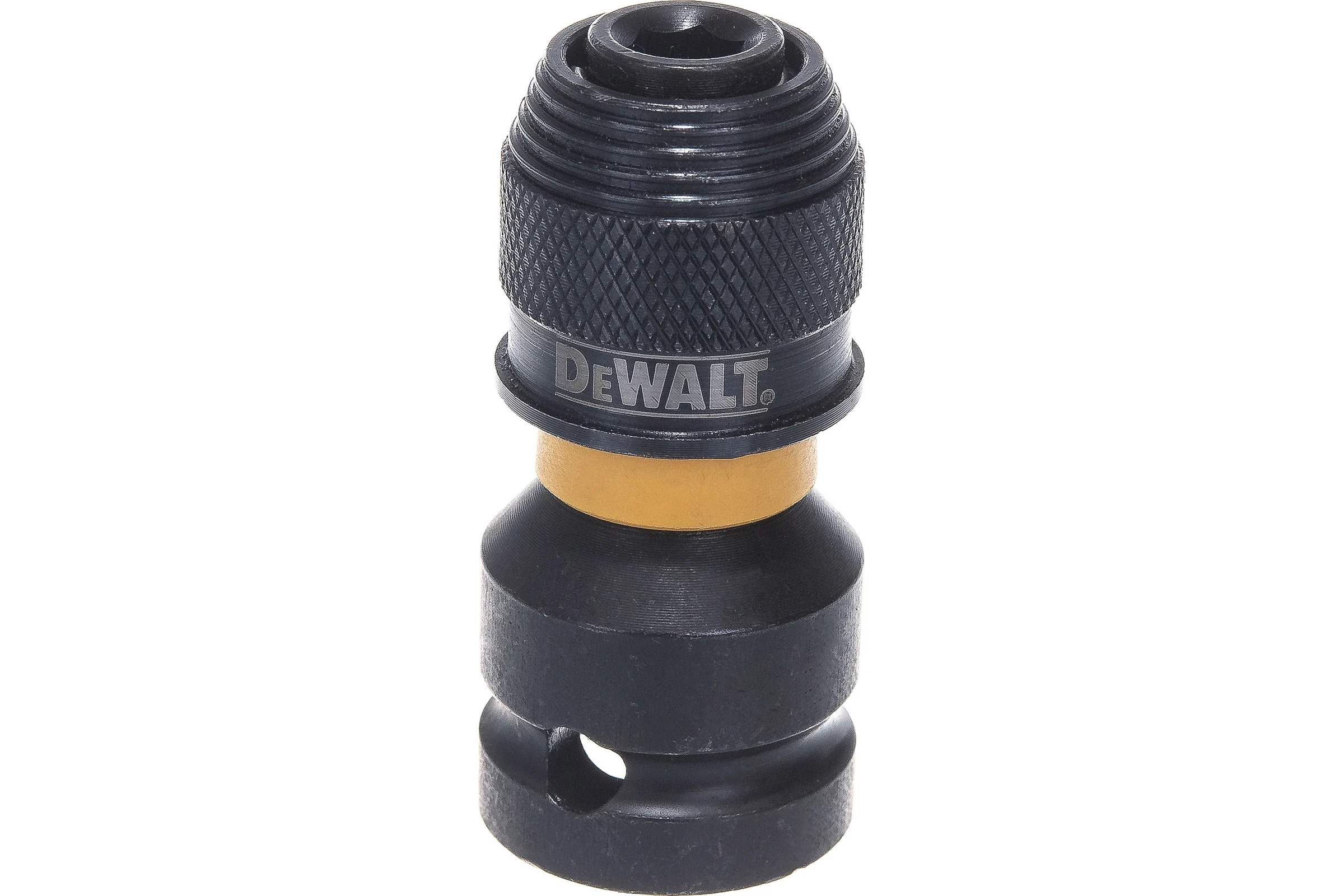 Адаптер для ударных гайковертов шестигранник 1/4”F - квадрат 1/2”F DEWALT DT7508
