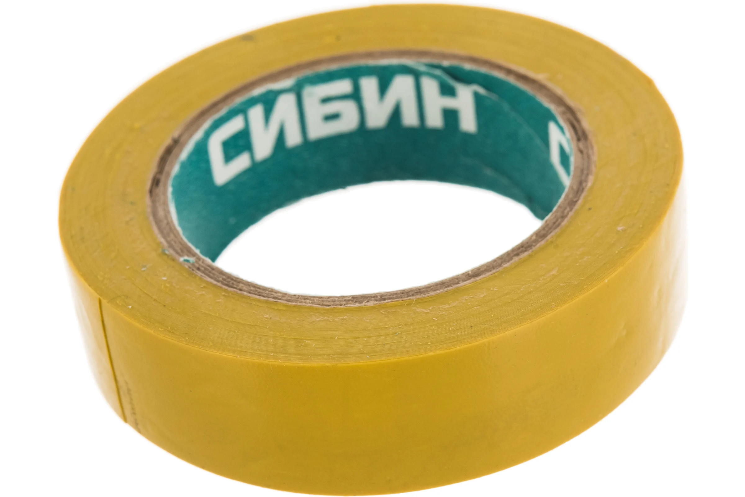 ПВХ изолента СИБИН 10м х 15мм, желтая 1235-5
