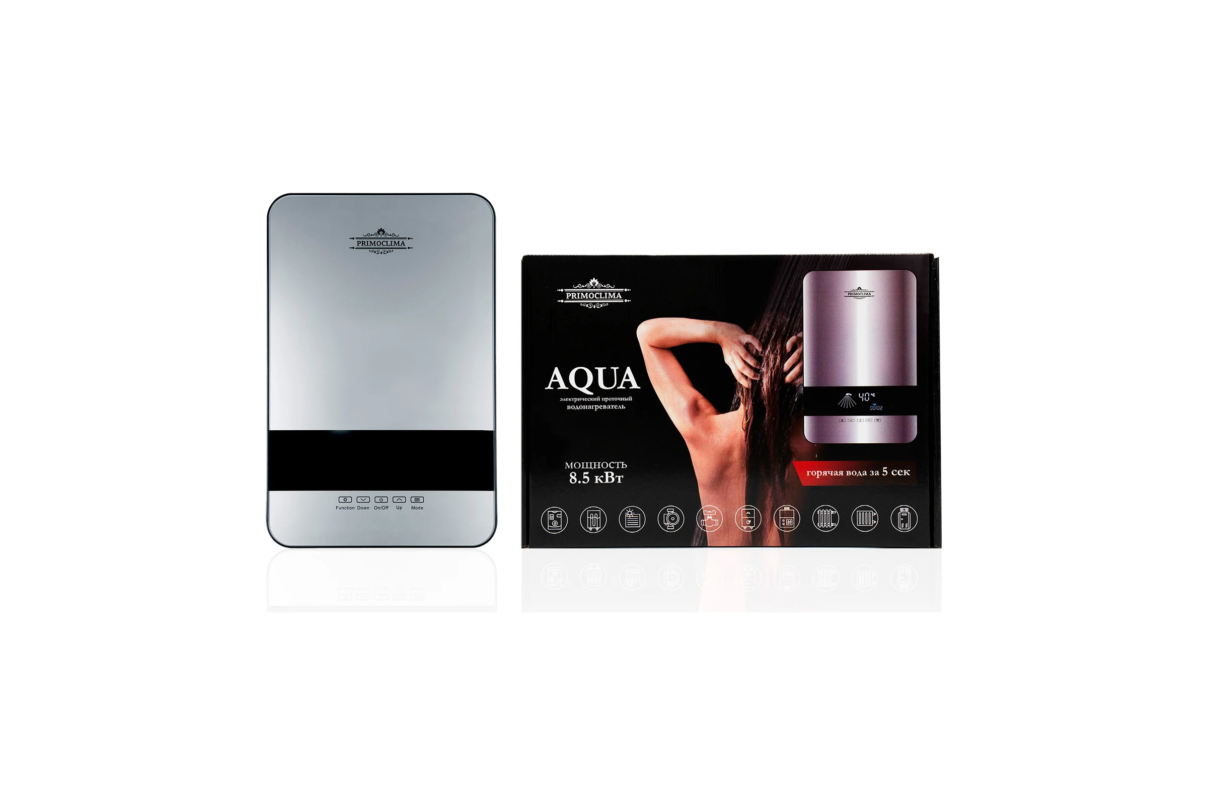 Электрический проточный нагреватель Primoclima aqua 8.5 квт PC AQUA 8.5 (S)