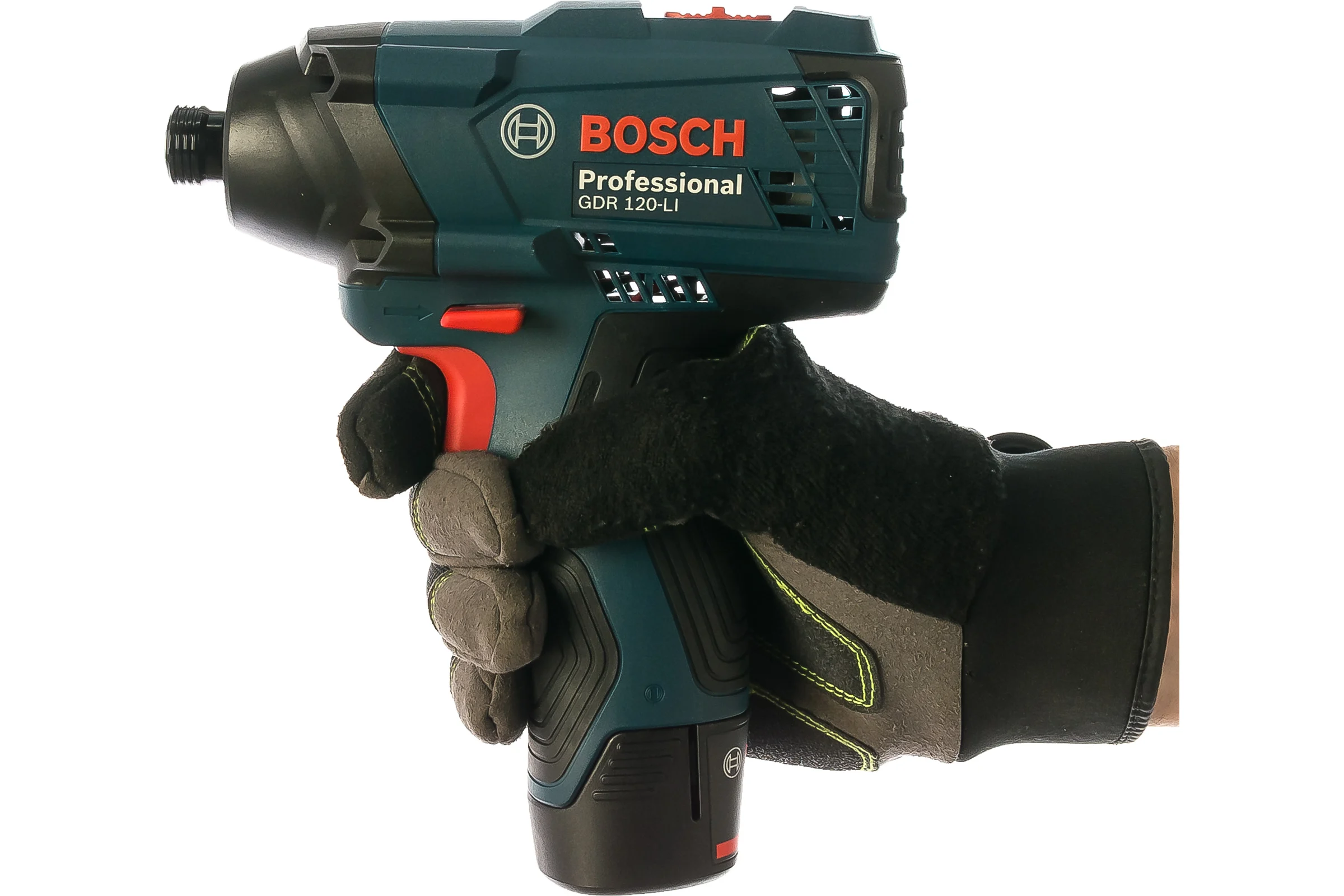 Аккумуляторный ударный гайковерт Bosch GDR 120-LI + 5 сверл по металлу HSS-G 0.601.9F0.005