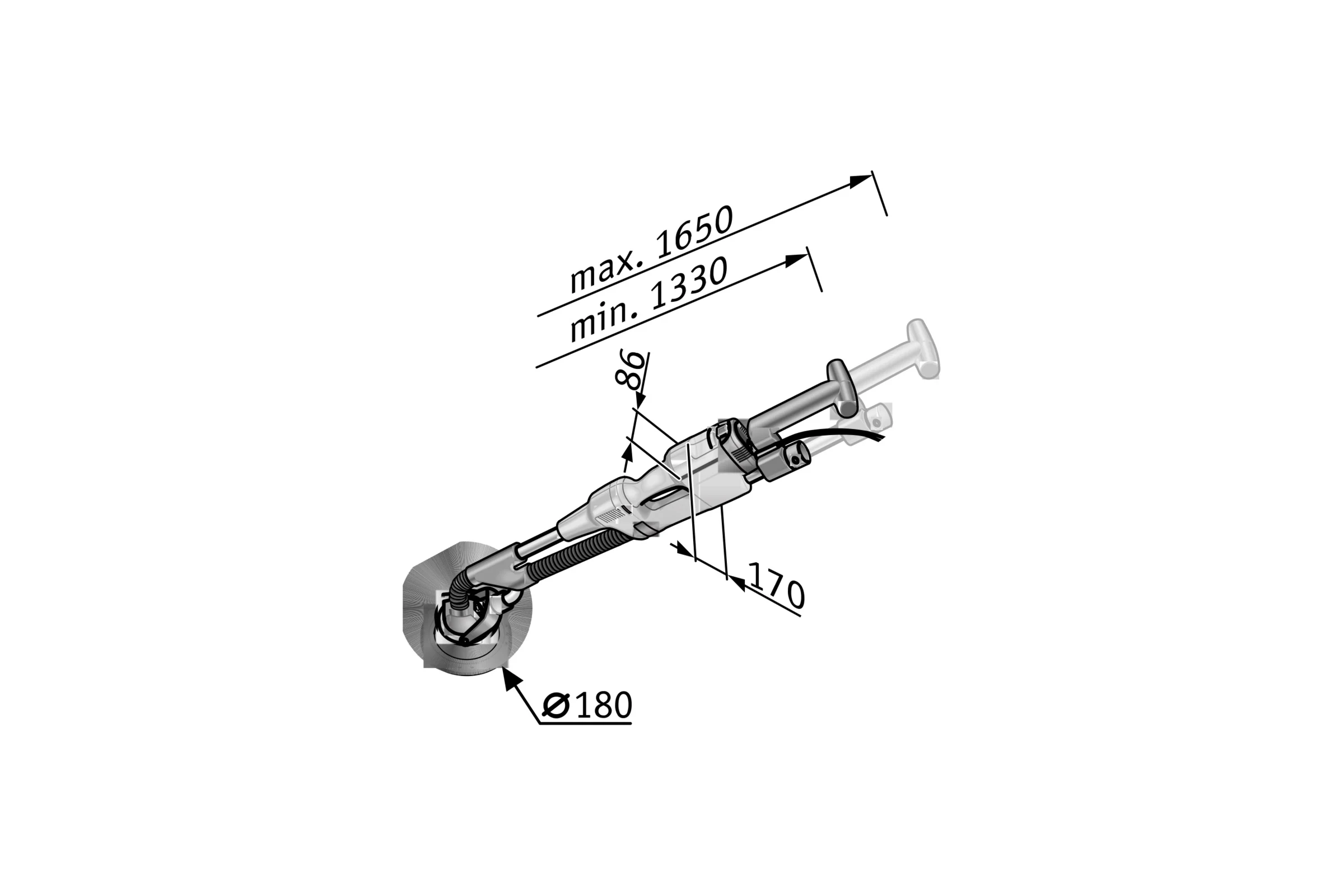 Шлифовальная машина FLEX WST1000FV,Kit Turbo-Jet 355747
