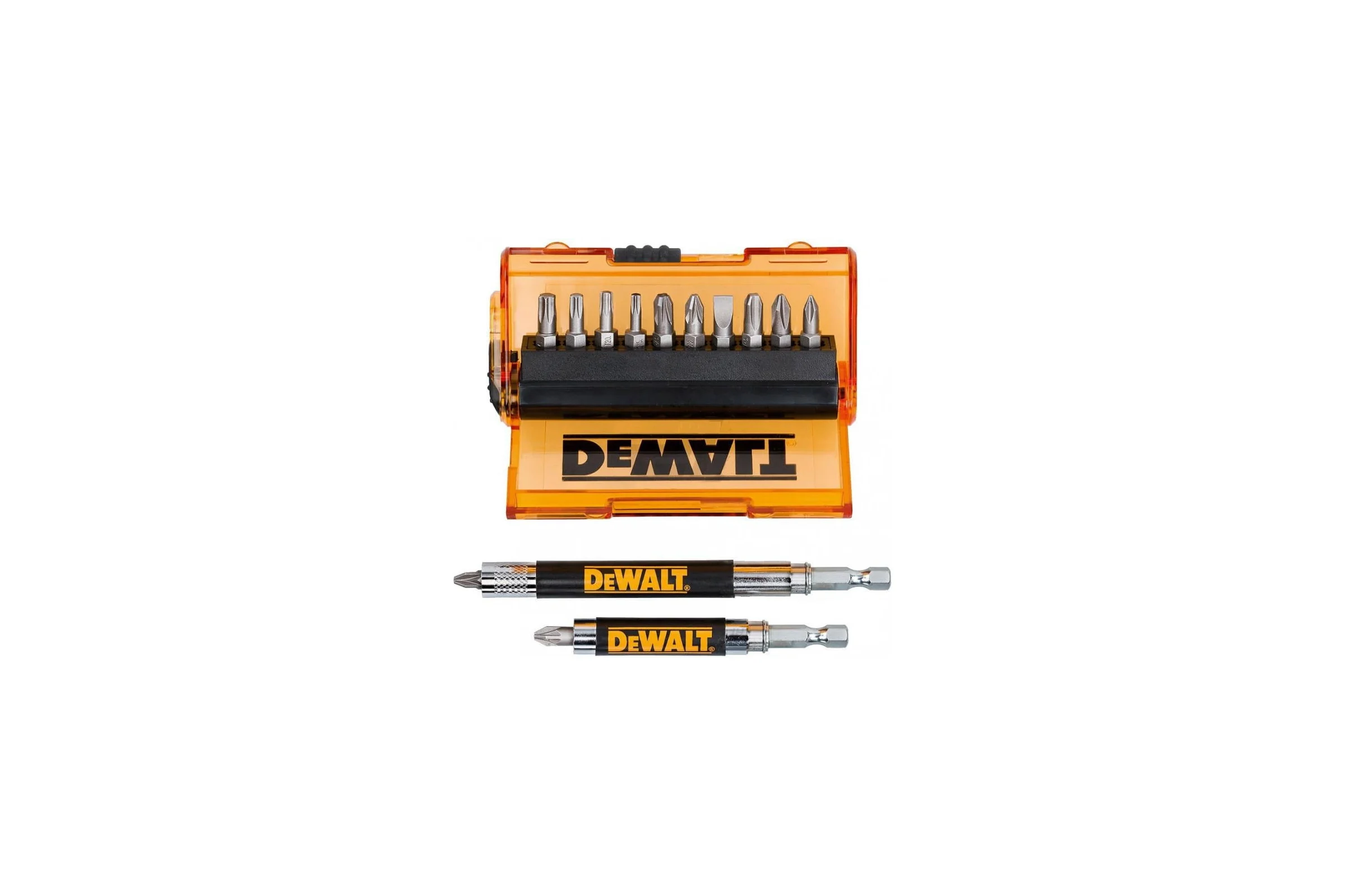 Набор бит 14 шт. пластиковый бокс DEWALT DT71502