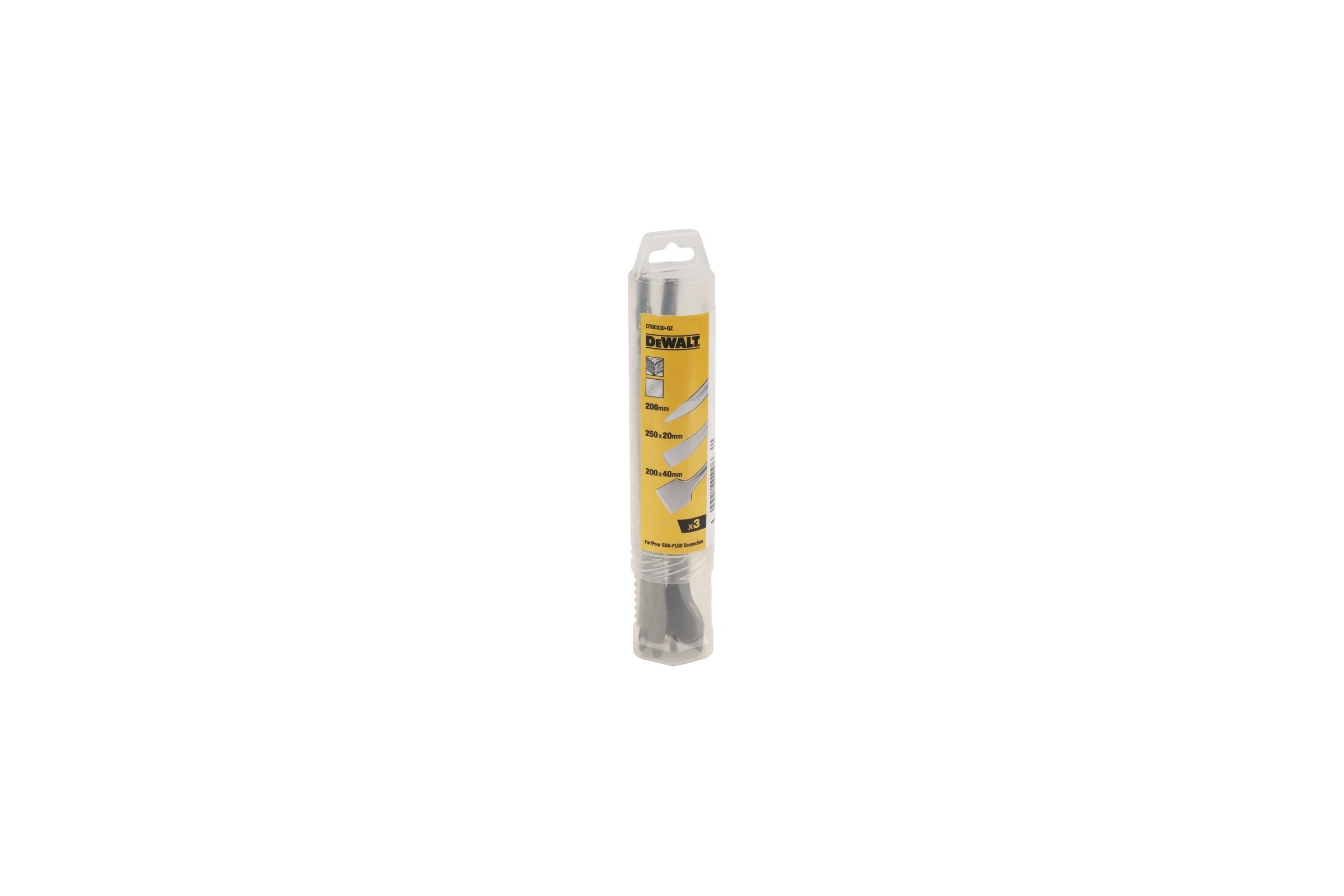 Набор зубил SDS+ 3 шт 1 пика, 2 пл. DEWALT DT60330
