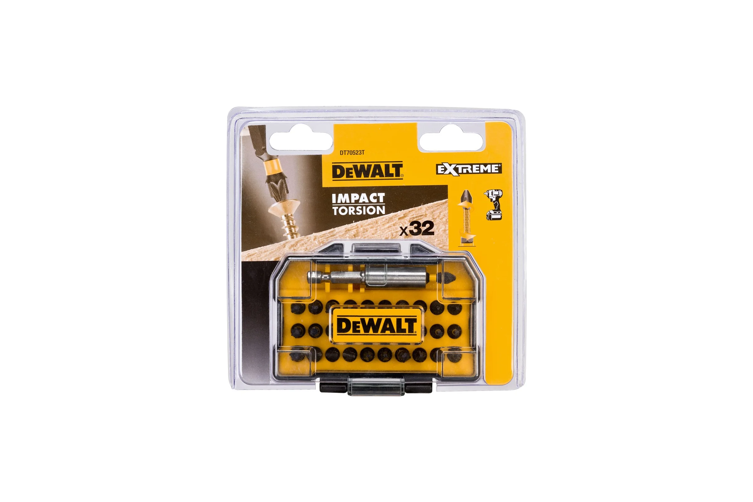 Набор насадок 25 мм, с магнитным держателем 32 шт. DEWALT DT70523T