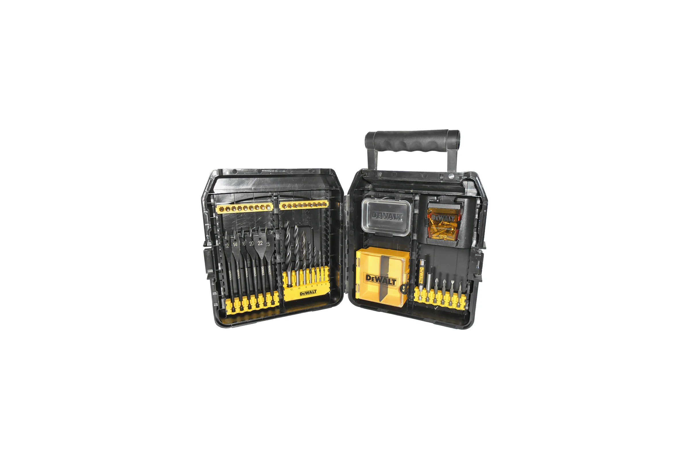 Набор IMPACT сверла EXTREME® по дереву+биты 57 шт. DEWALT MaxisafeXL DT9282