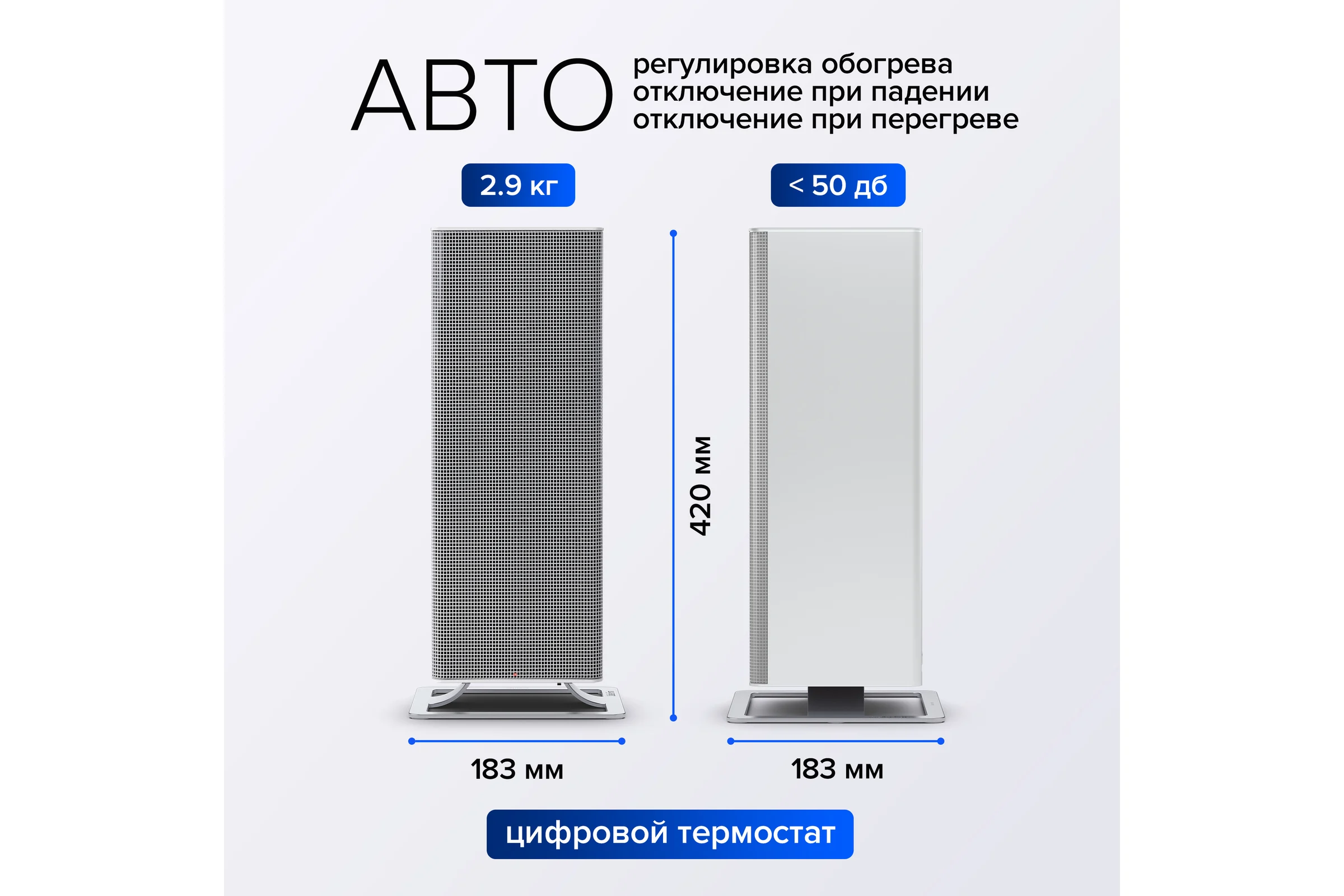 Керамический обогреватель Stadler Form Anna big white A-060