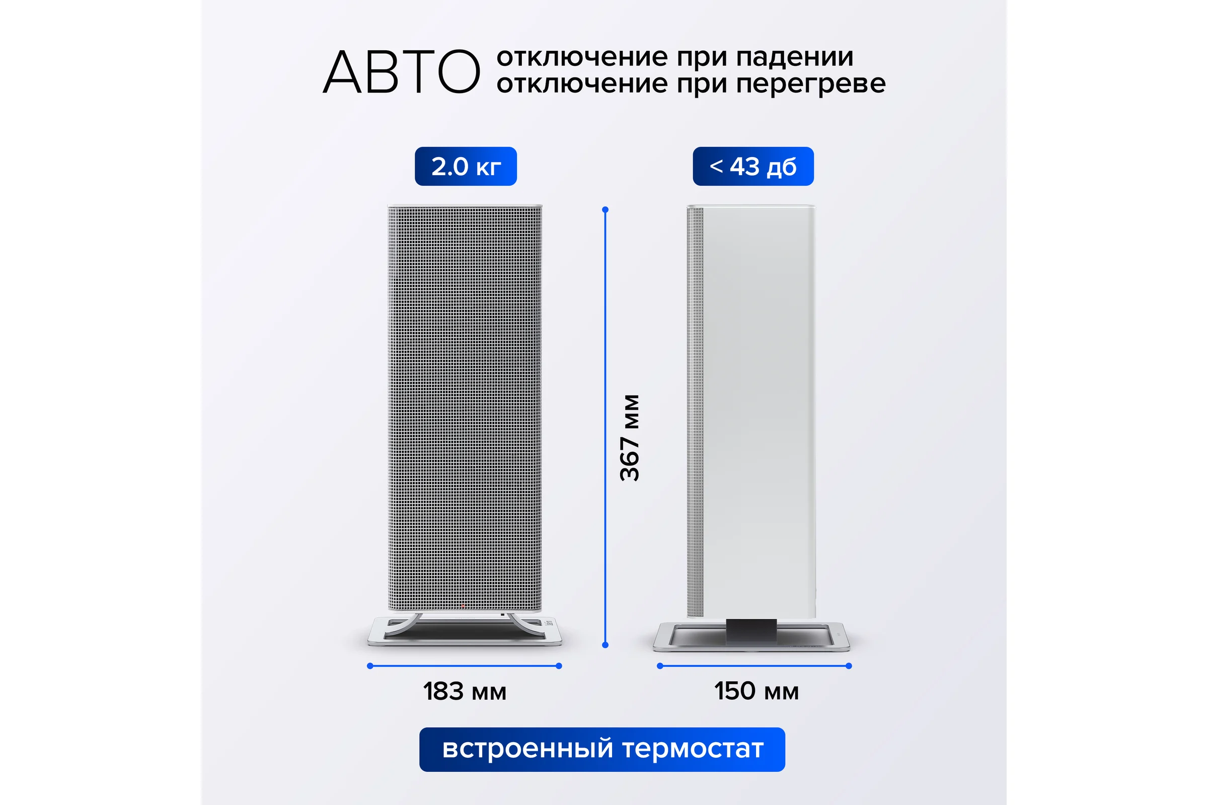Керамический обогреватель Stadler Form Anna white A-020E