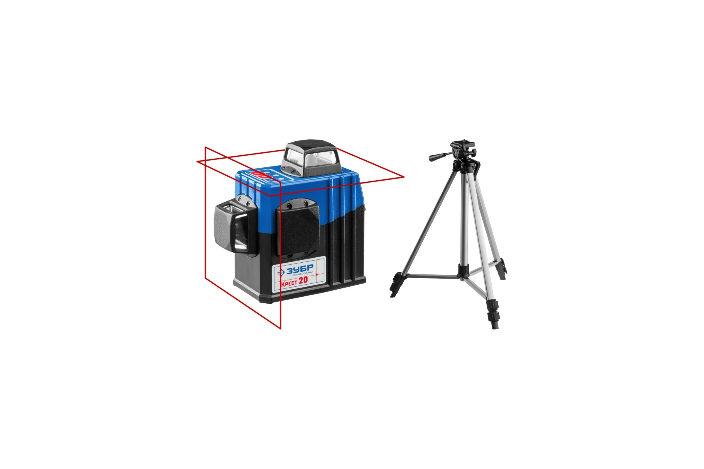 Линейный лазерный нивелир ЗУБР Крест-2D 34907-2