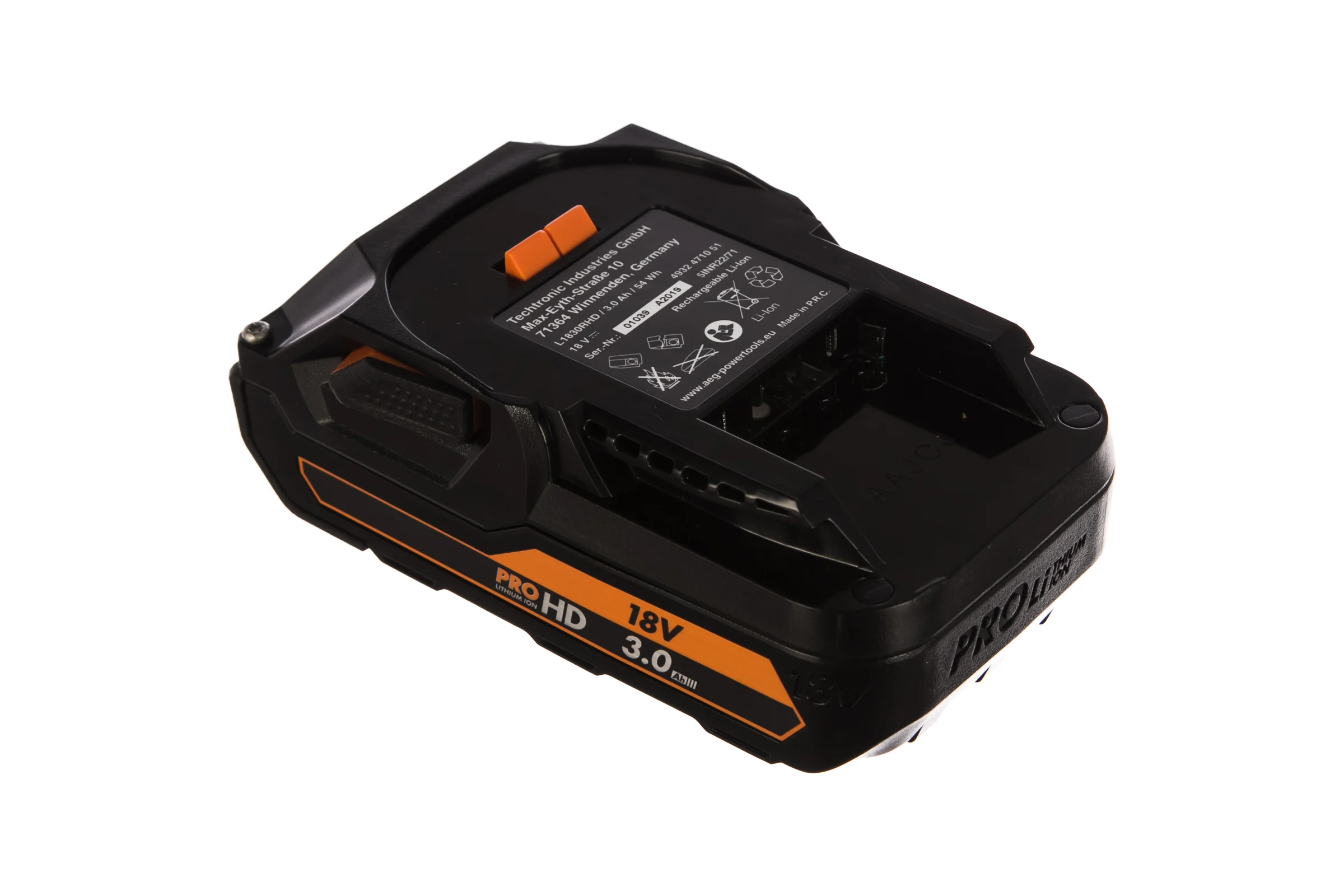 Аккумулятор PROLITHIUM-ION™HD (Li-ion, 18 В, 3 Aч) AEG L1830RHD 4932471051