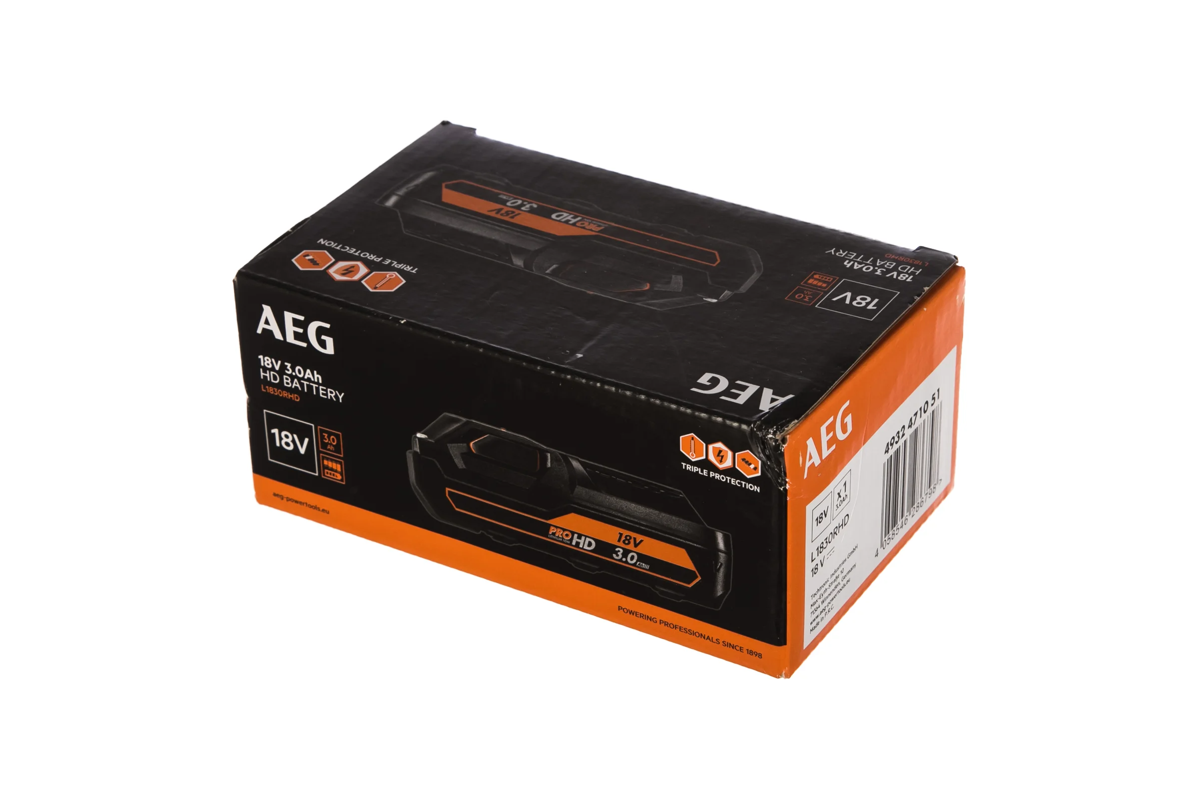 Аккумулятор PROLITHIUM-ION™HD (Li-ion, 18 В, 3 Aч) AEG L1830RHD 4932471051