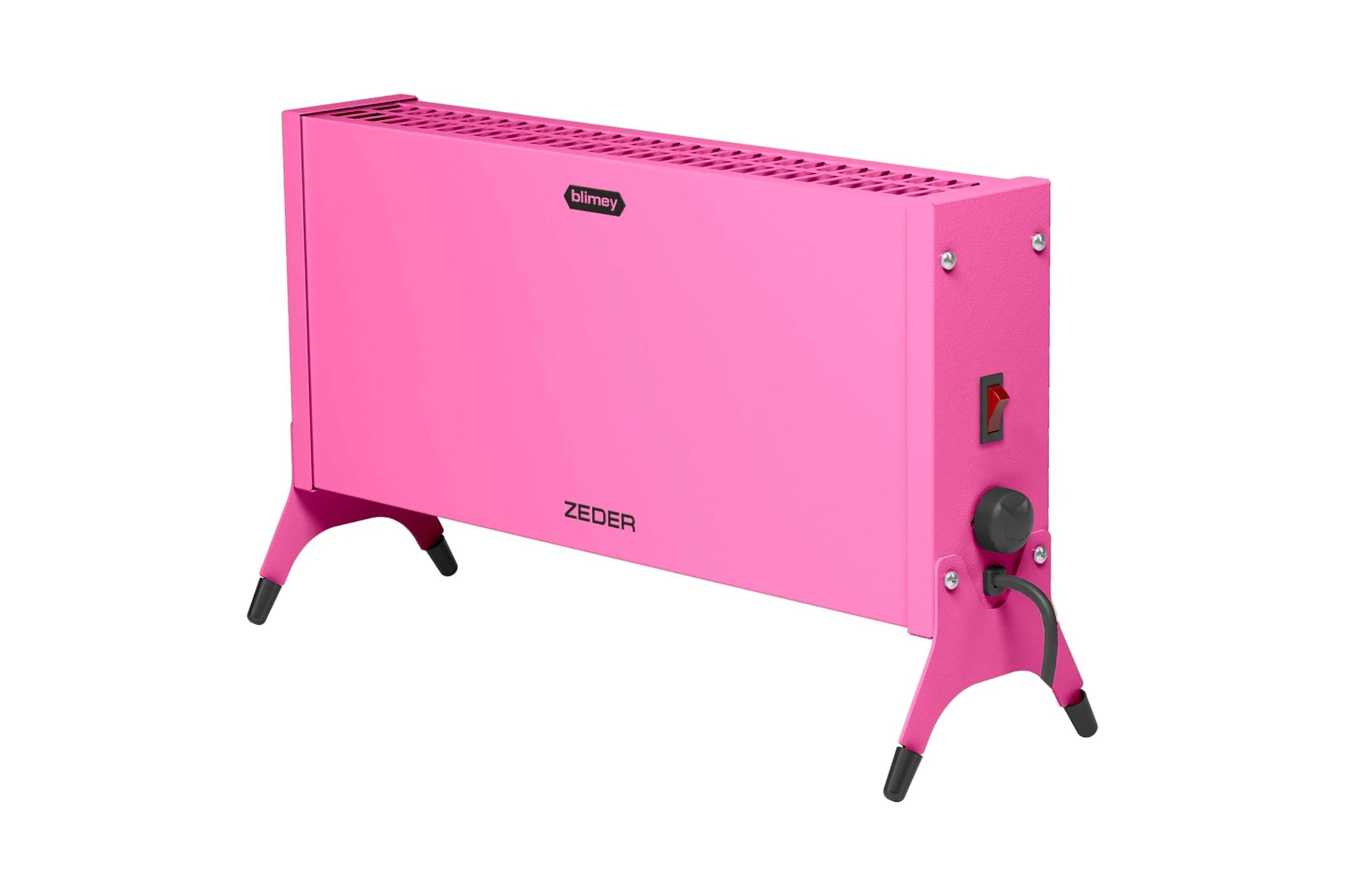 Электрический конвектор Zeder серия Blimey, механическое управление 10MX-12 PINK