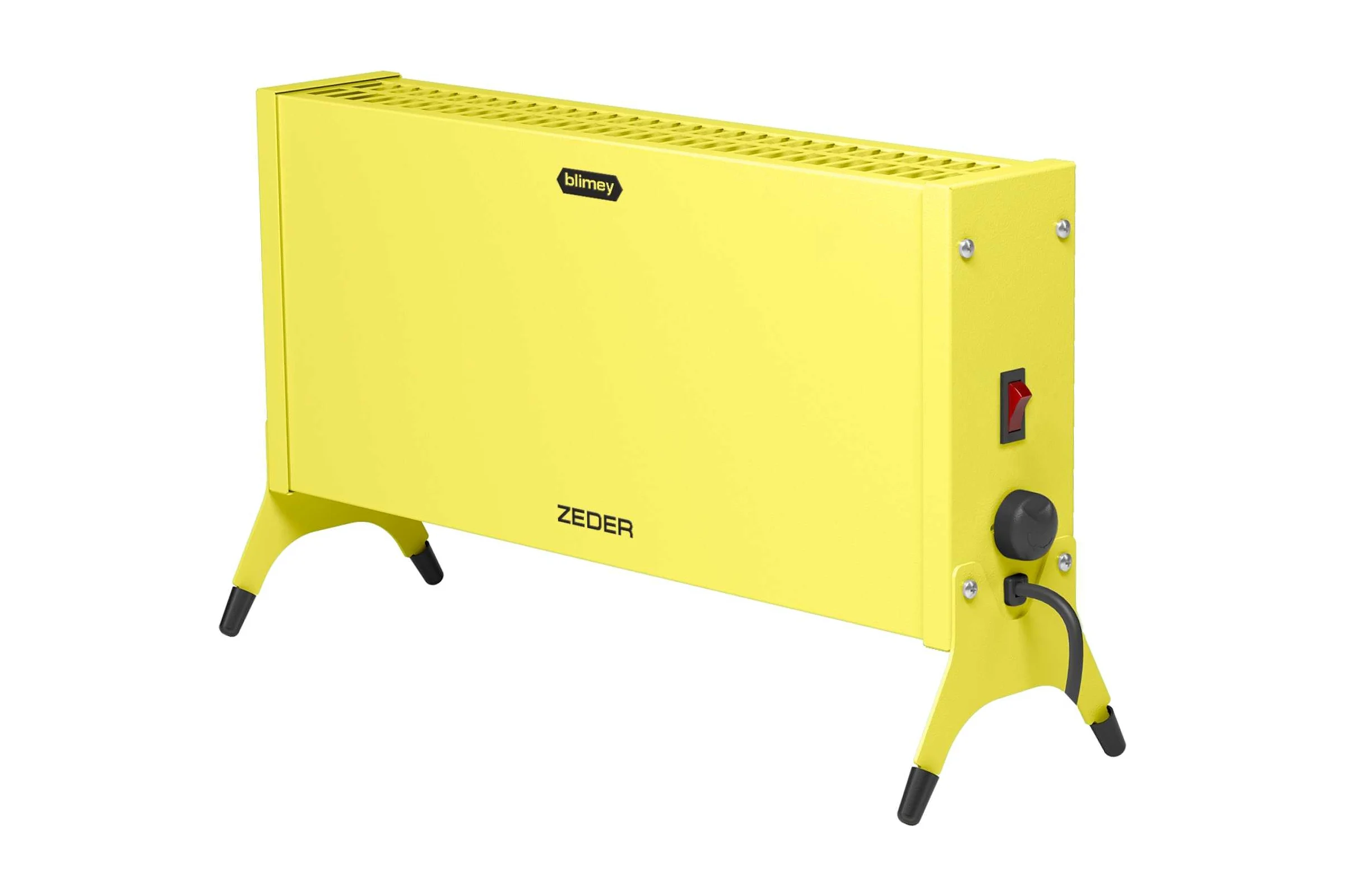 Электрический конвектор Zeder серия Blimey, механическое управление 10MX-12 YELLOW
