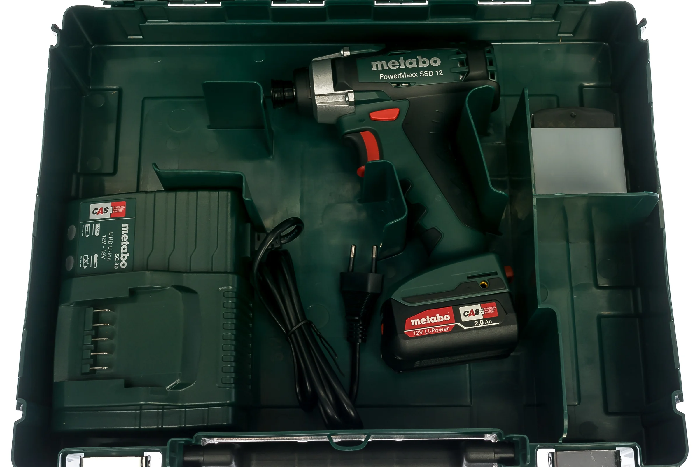 Аккумуляторный ударный гайковерт Metabo PowerMaxx SSD 12 601114500