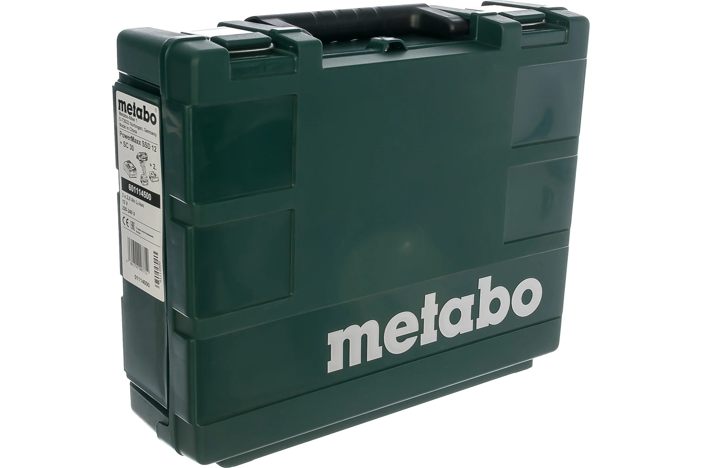 Аккумуляторный ударный гайковерт Metabo PowerMaxx SSD 12 601114500