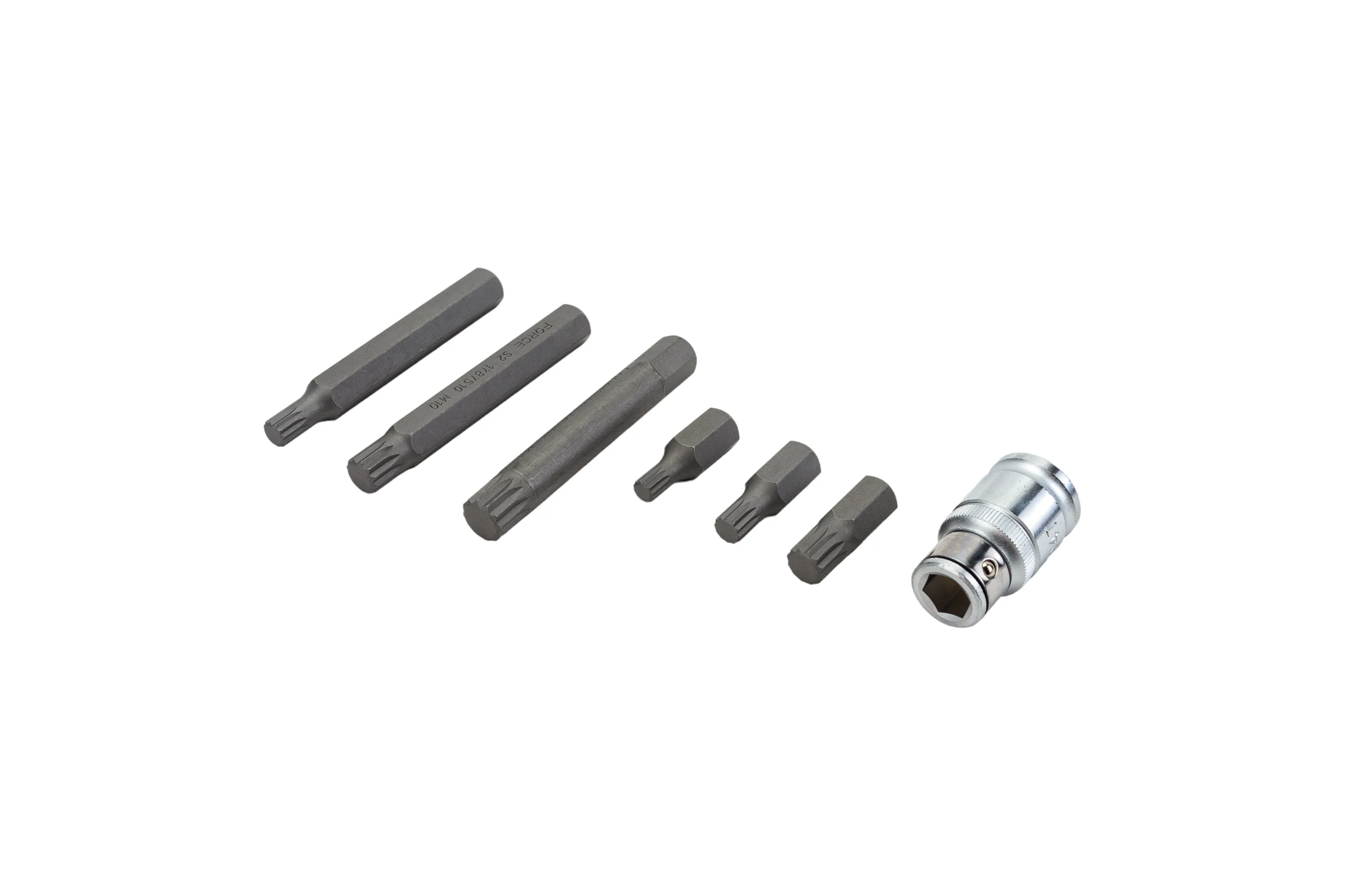 Набор бит Spline 10 мм FORCE 4072