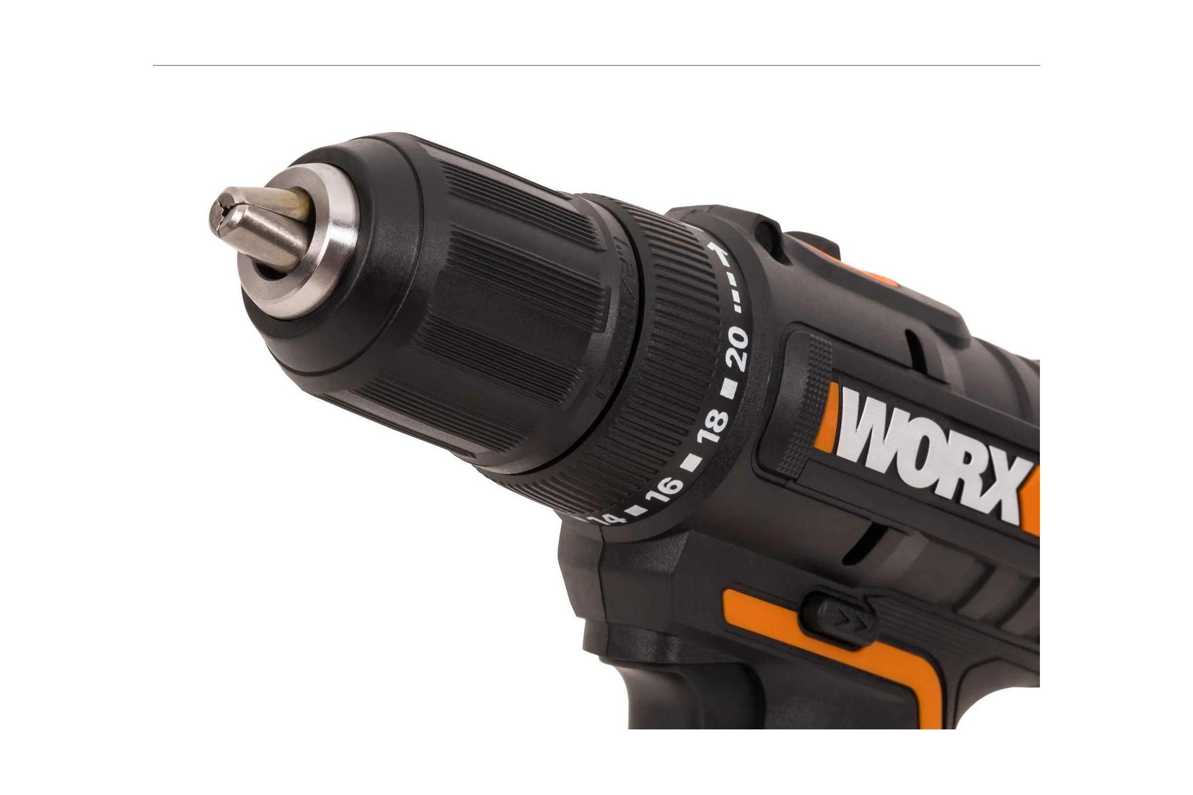 Аккумуляторная дрель-шуруповерт WORX 45Нм, 20В, без АКБ и ЗУ WX108.9