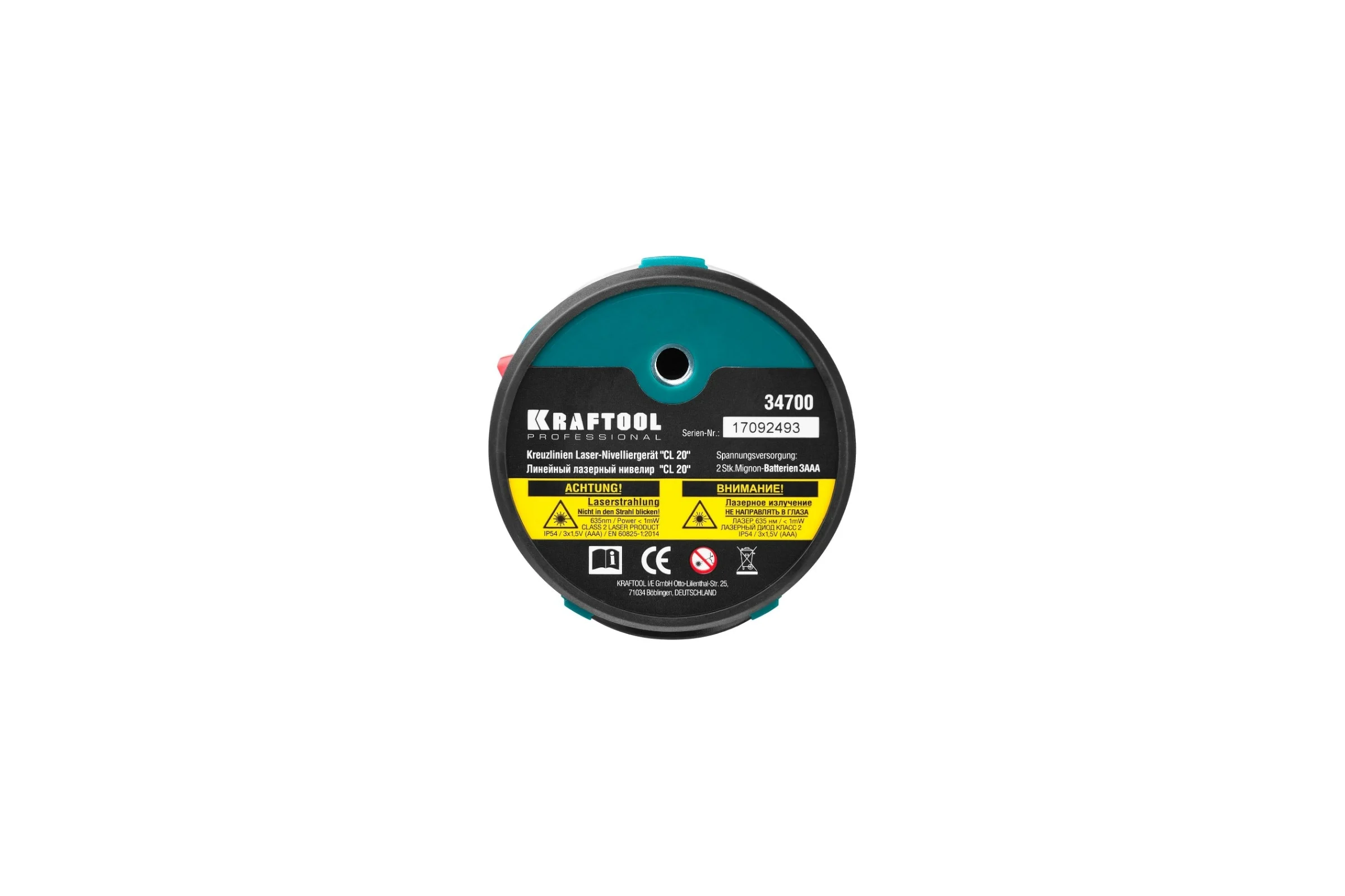 Лазерный линейный нивелир KRAFTOOL CL 20 34700