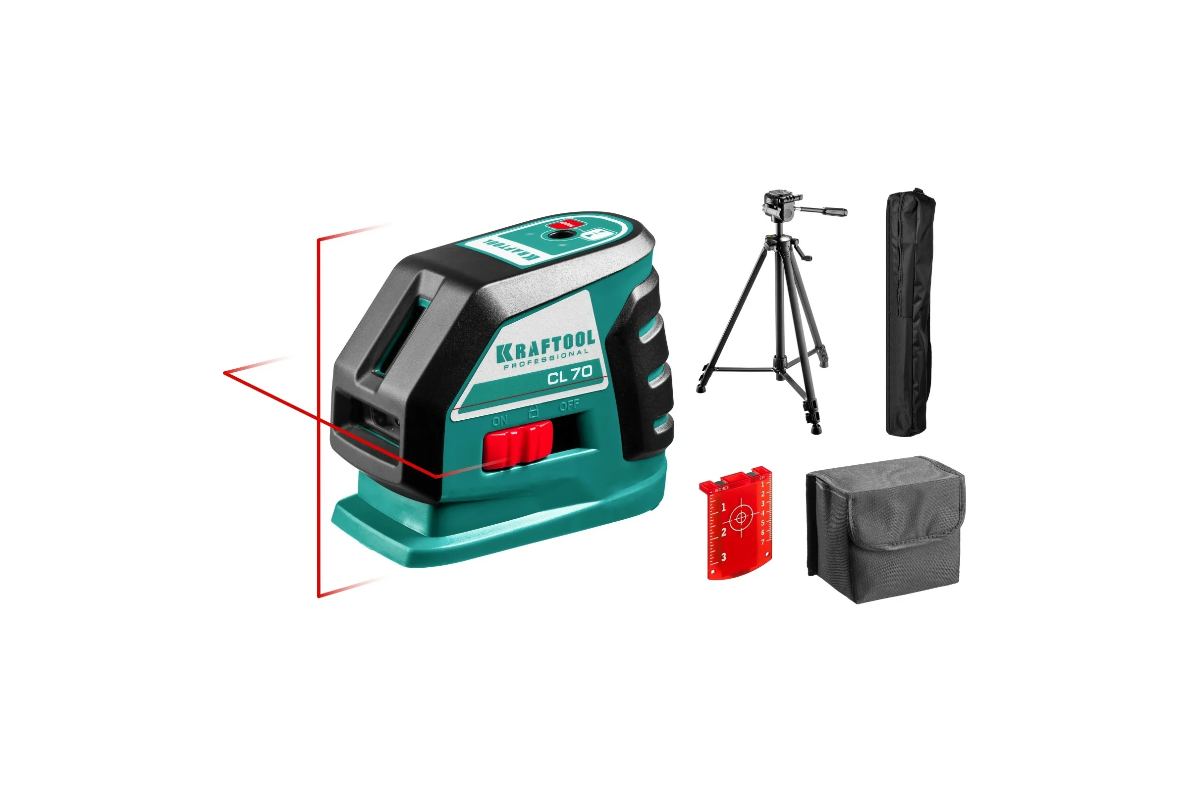 Лазерный линейный нивелир KRAFTOOL CL-70-3 34660-3