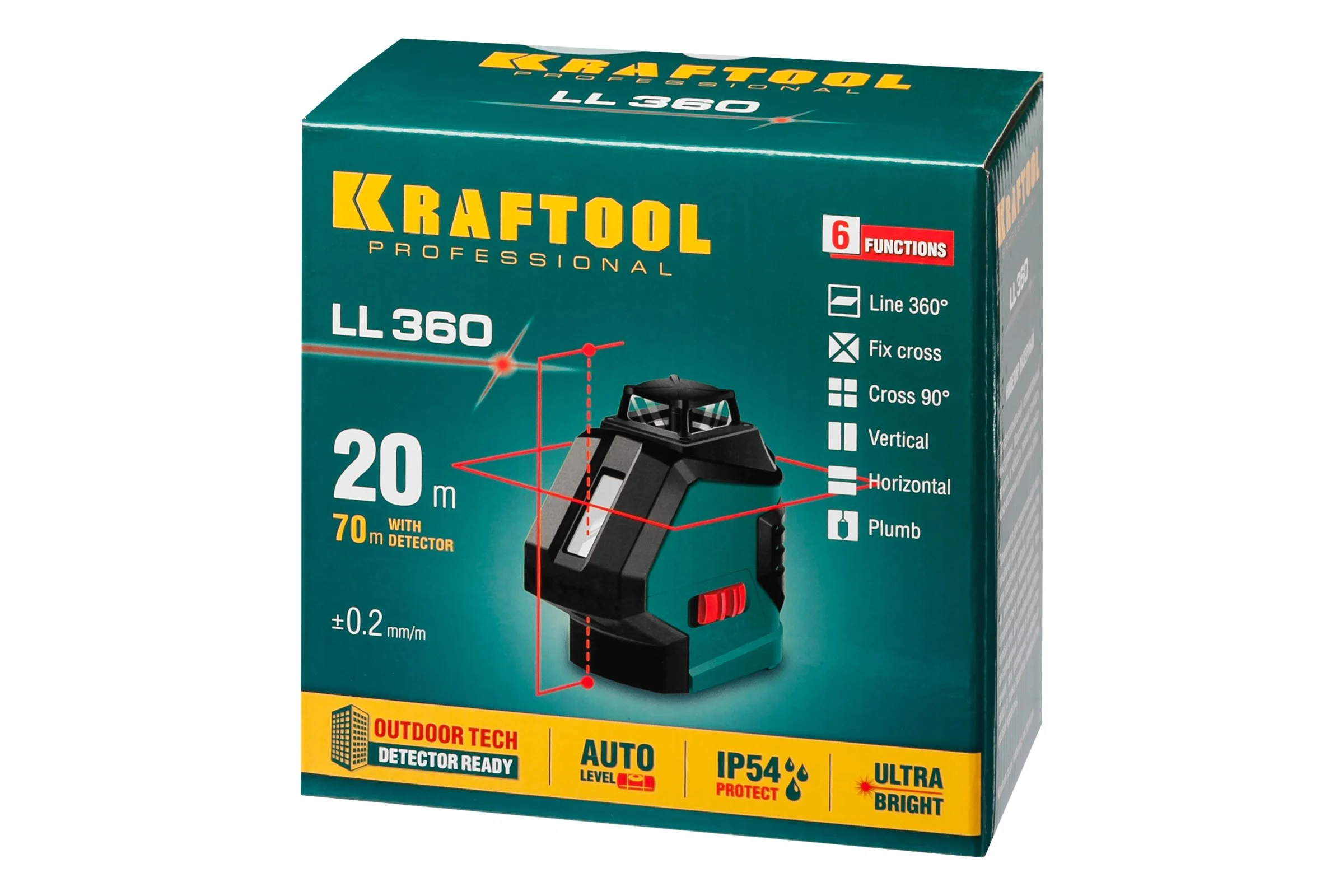 Лазерный нивелир KRAFTOOL LL360 34645