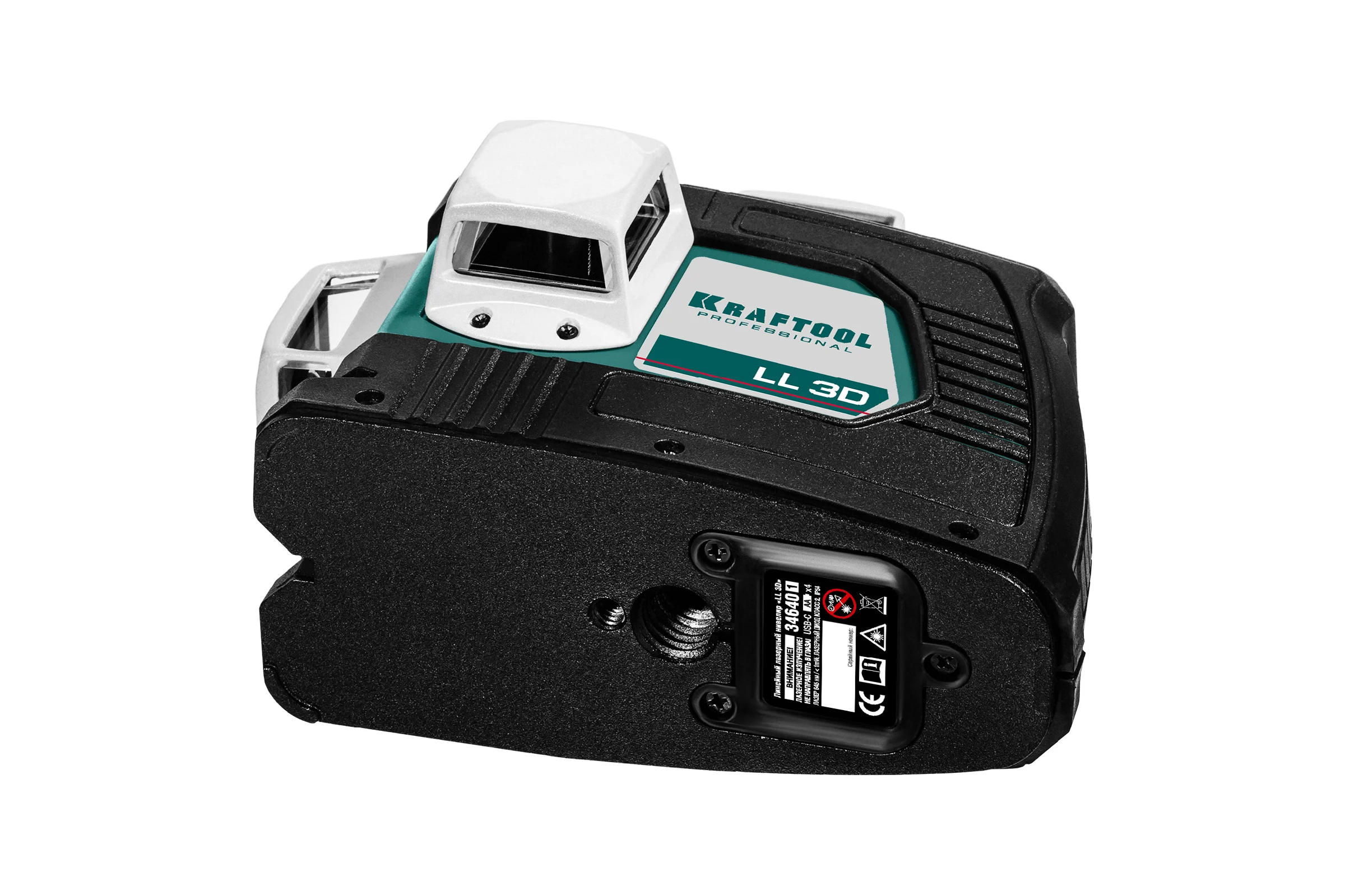 Лазерный нивелир KRAFTOOL LL-3D-4 360 градусов, 20м, 70м, детектор 34640-4