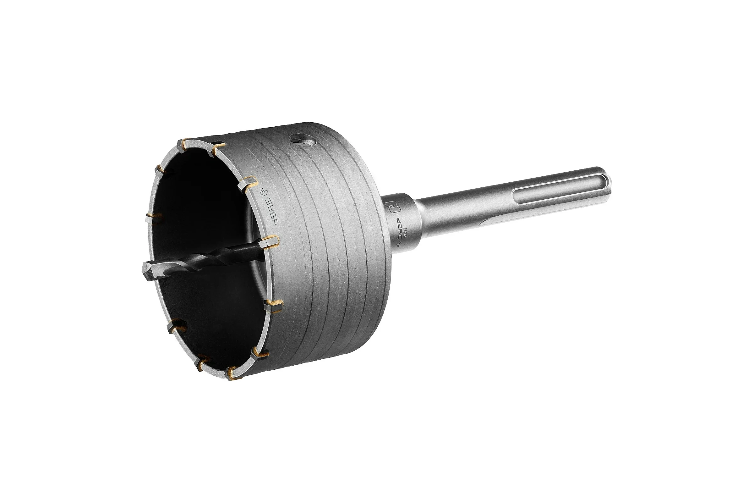 Коронка с державкой по бетону ЗУБР Профессионал 100 мм, SDS-Max 2918-100