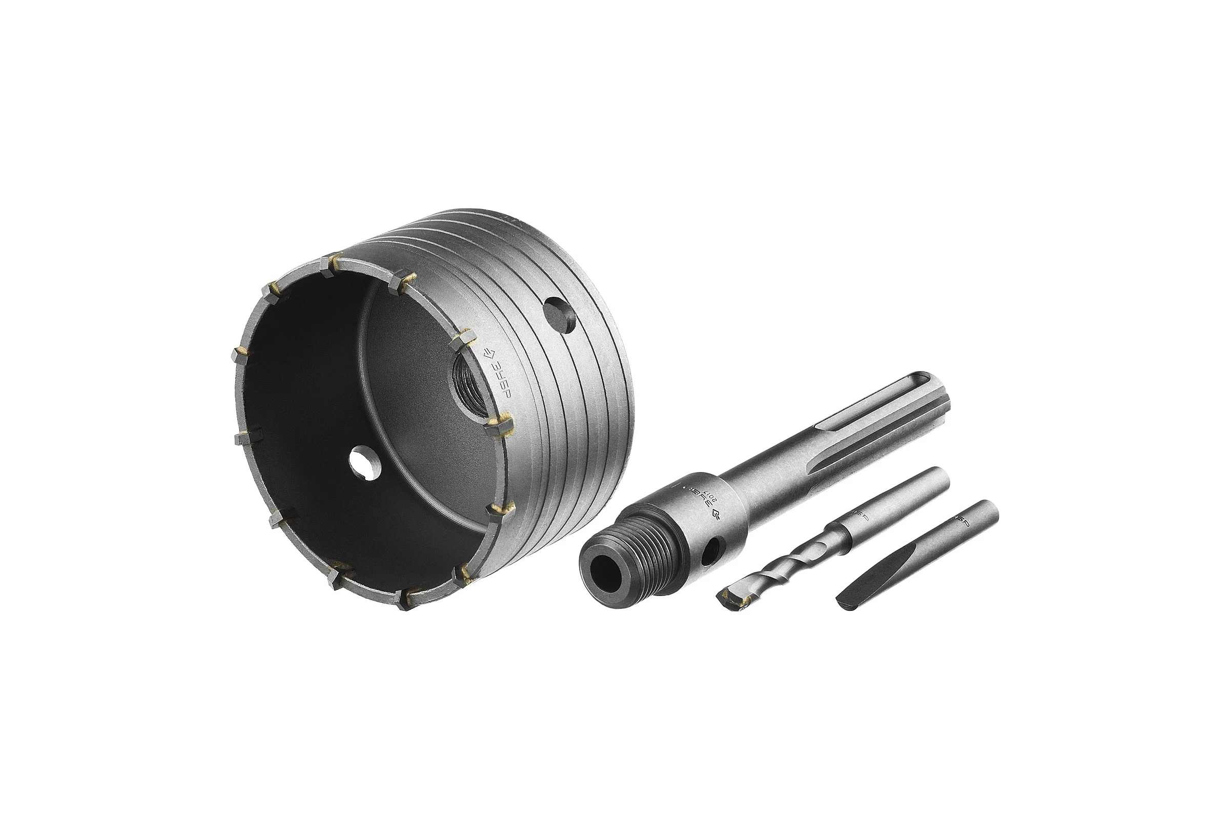 Коронка с державкой по бетону ЗУБР Профессионал 100 мм, SDS-Max 2918-100