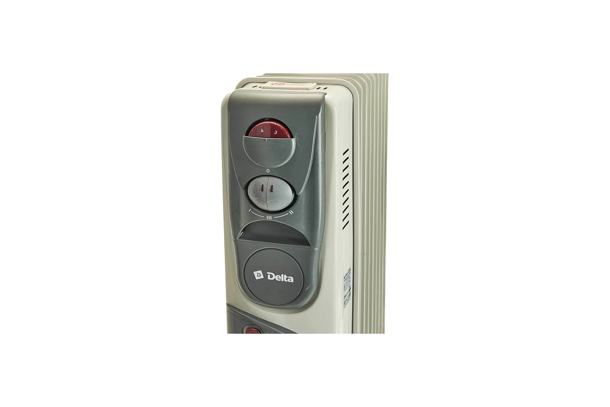 Масляный обогреватель DELTA D07F-9, 2000Вт, с вентилятором, 9 секций Р1-00014244