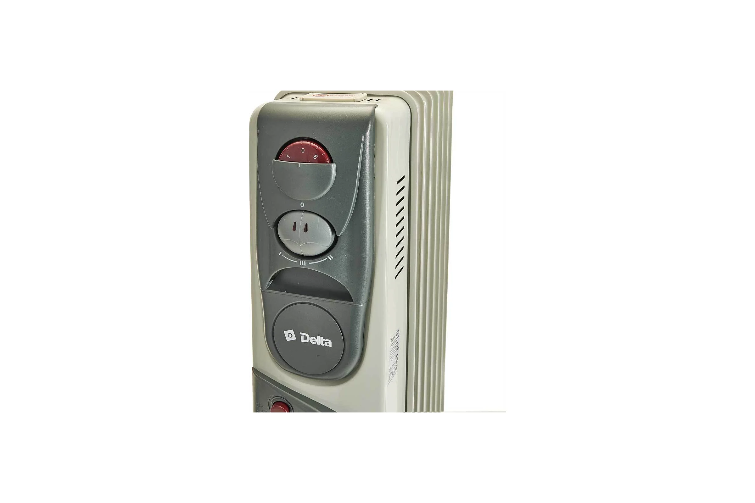 Масляный обогреватель DELTA D07F-7 1500Вт, с вентилятором, 7 секций Р1-00014240