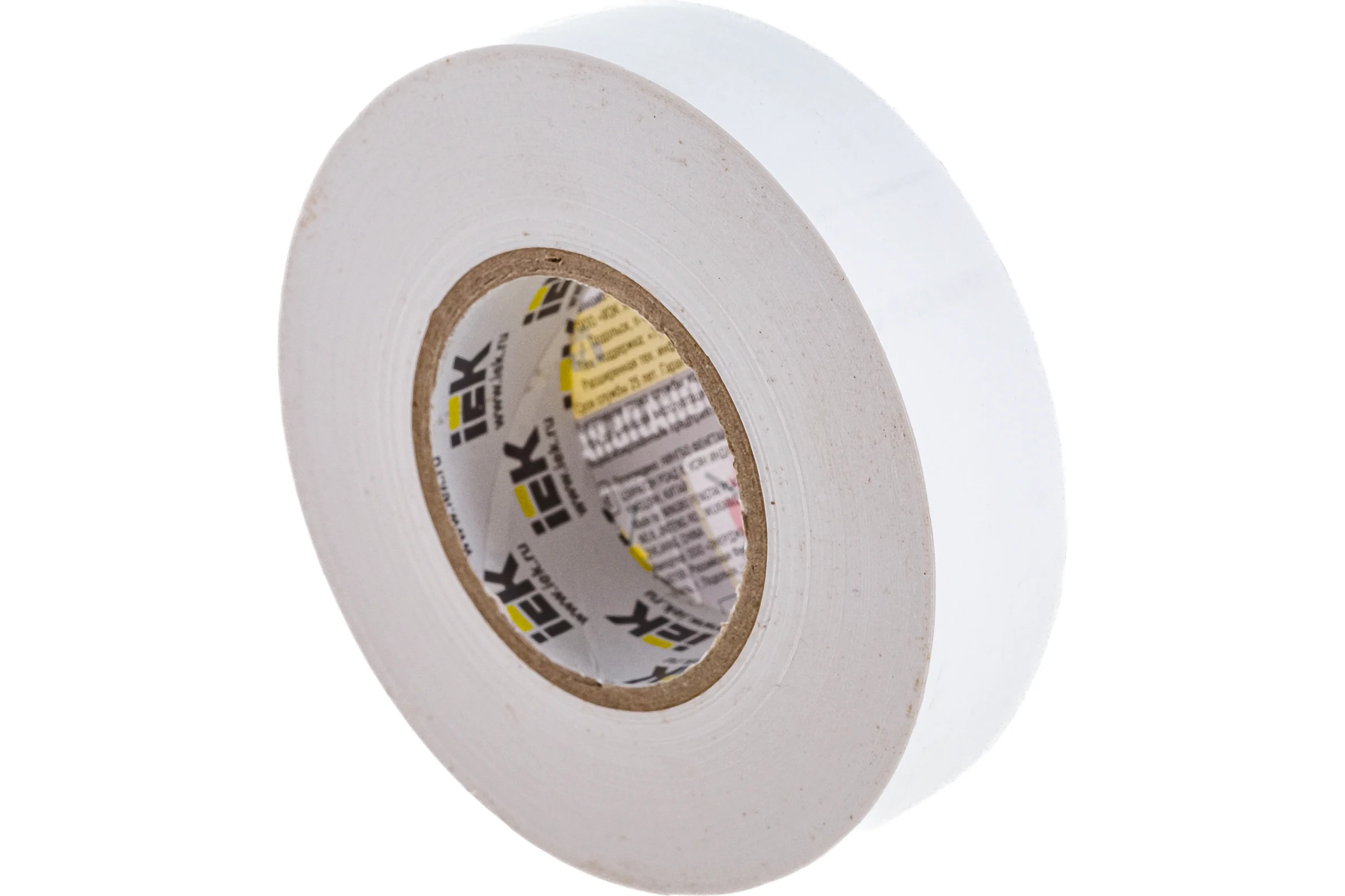 Изолента ПВХ 19мм белая 20м IEK ИЭК UIZ-20-10-K01 9820854