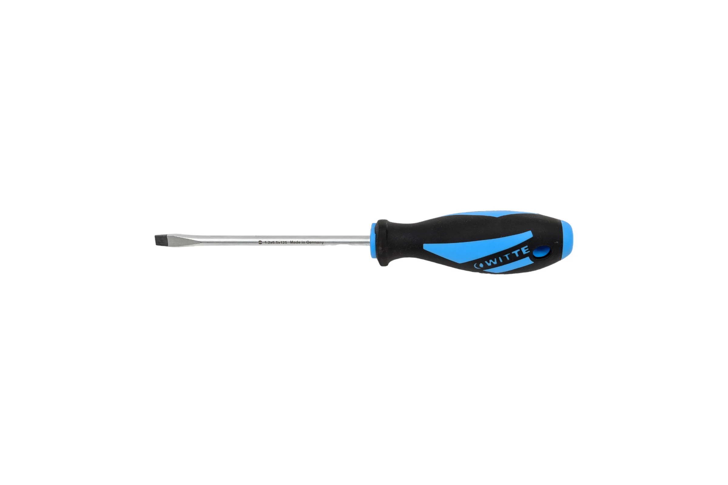 Слесарная шлицевая отвертка WITTE MAXX 1,2х6,5х125 мм 531072016