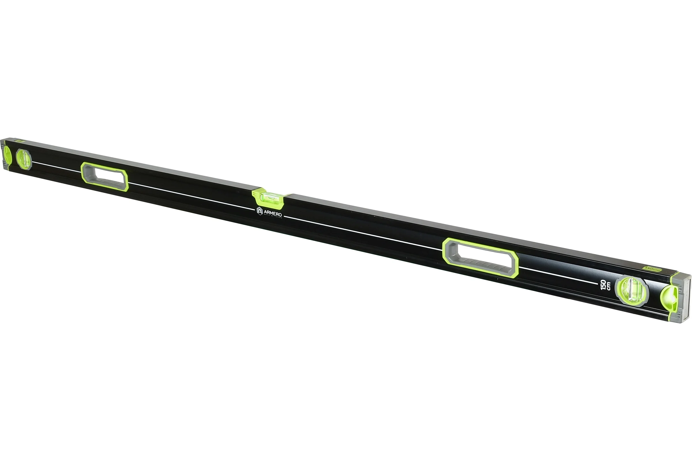 Усиленный уровень Armero 150 см A137/150, 3 глазка, магнит, рукоятки