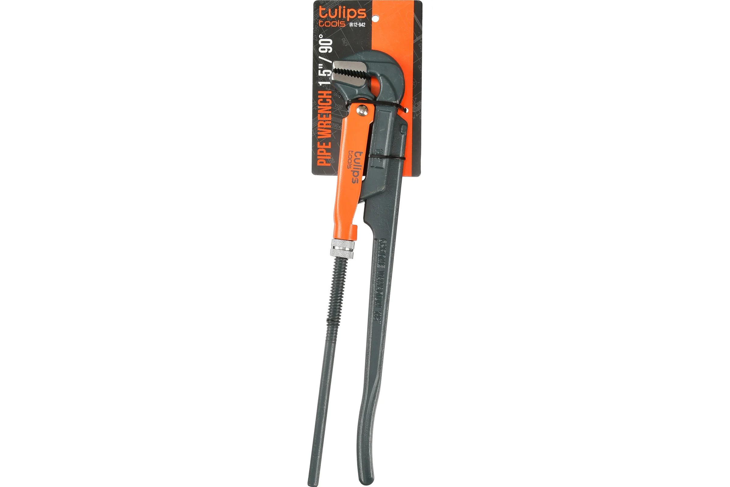 Трубный ключ 1.5" 90 CrV Tulips tools IR12-942