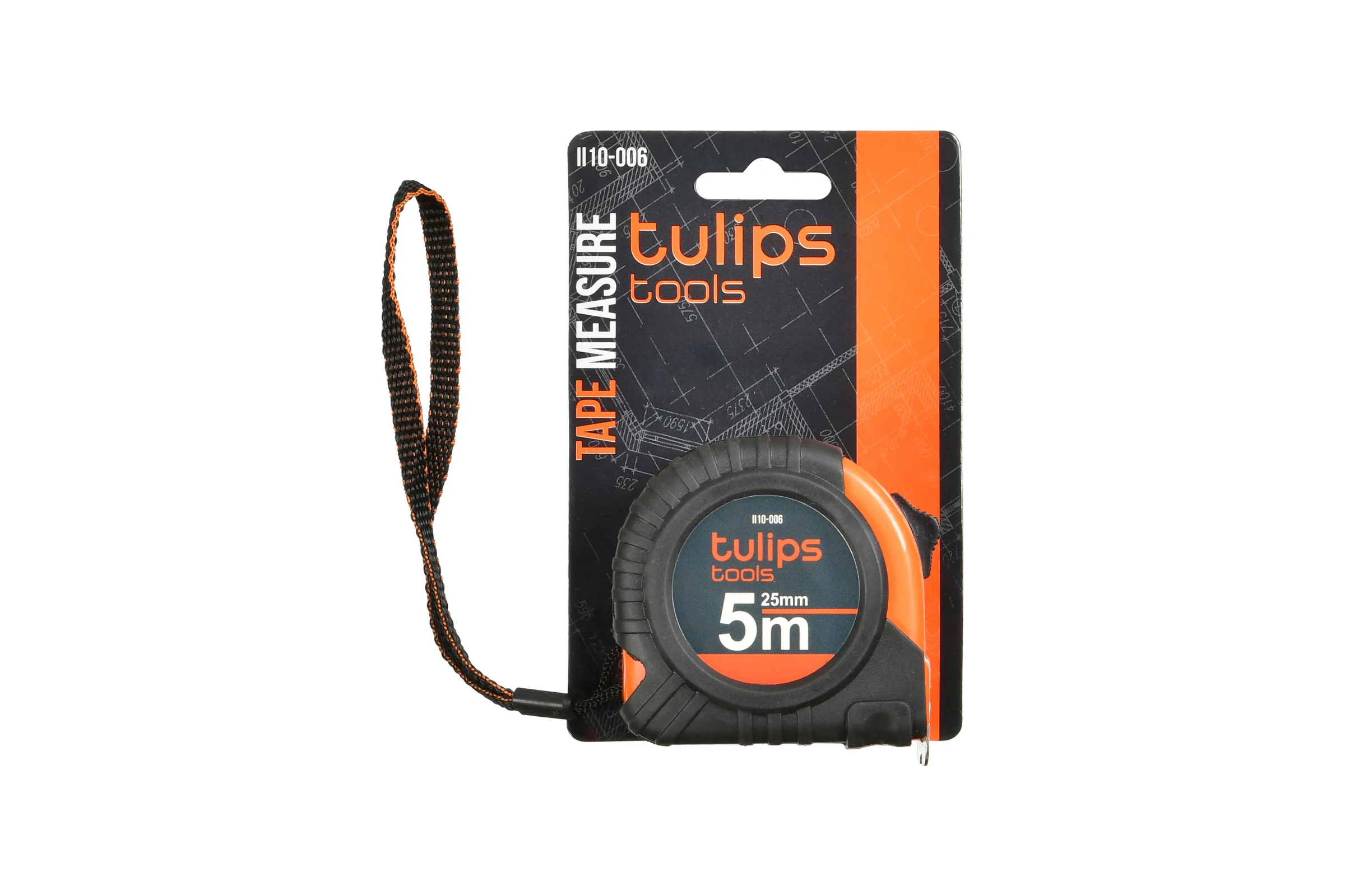 Рулетка 5м/25 мм Tulips tools II10-006
