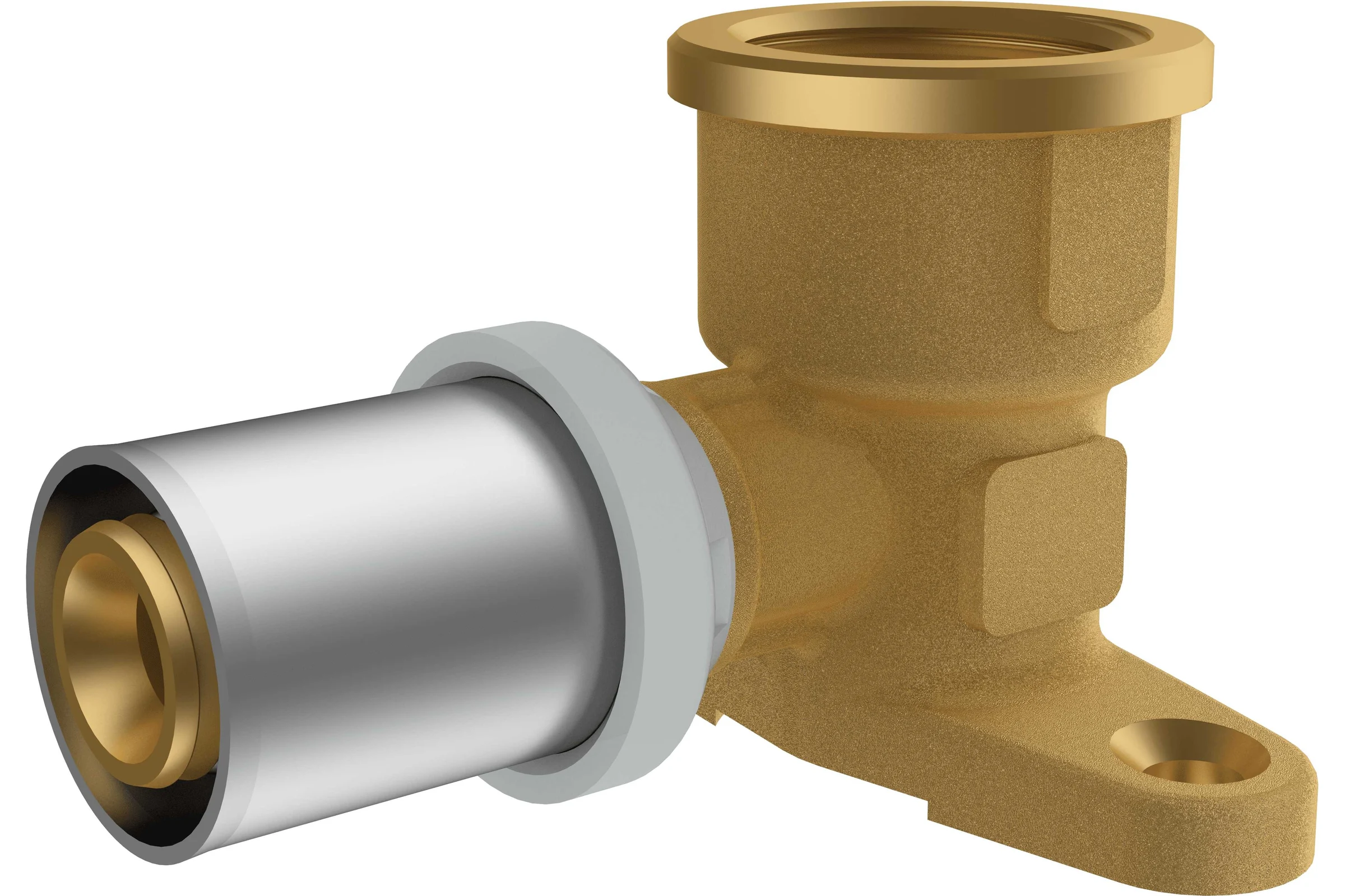 Водорозетка RIIFO Omni пресс, латунь, 20-1/2"ВР, L41.5 (уп 6 шт) 1100046443