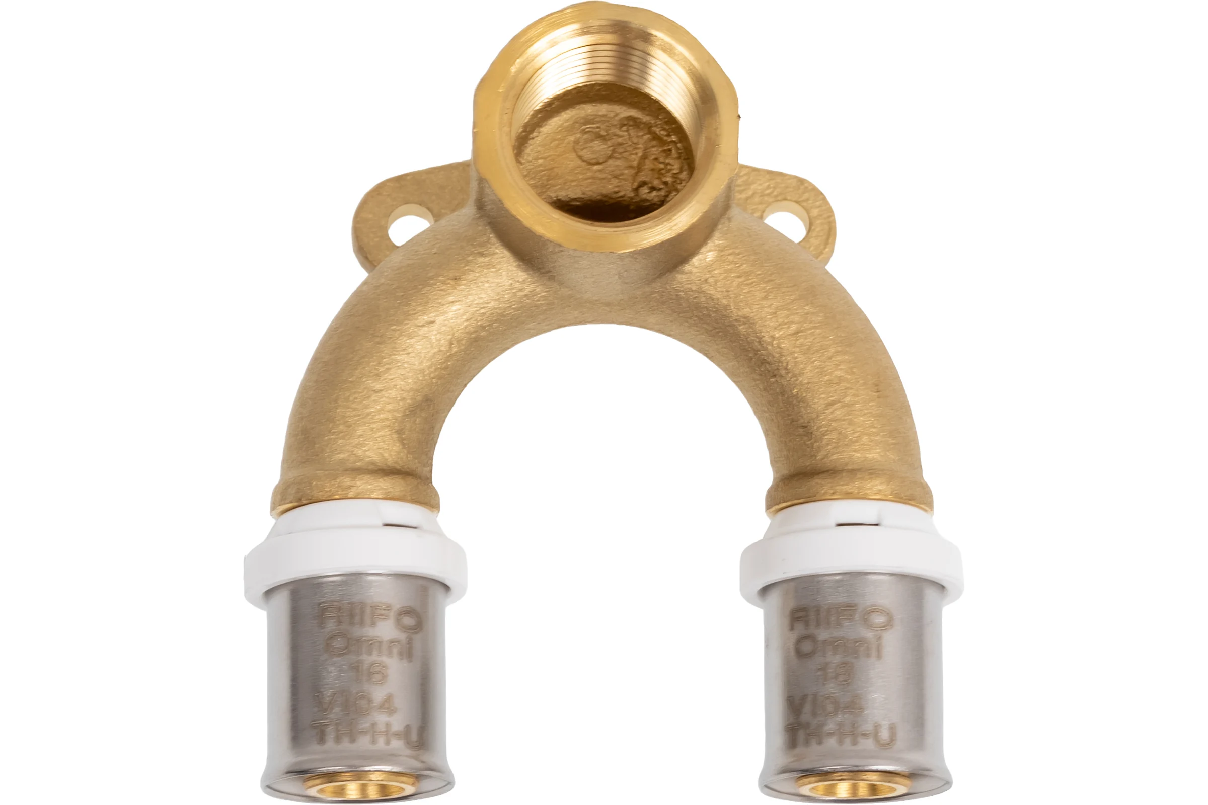 Водорозетка RIIFO Omni U-образная, пресс, латунь, 16-1/2"ВР-16 1100049753
