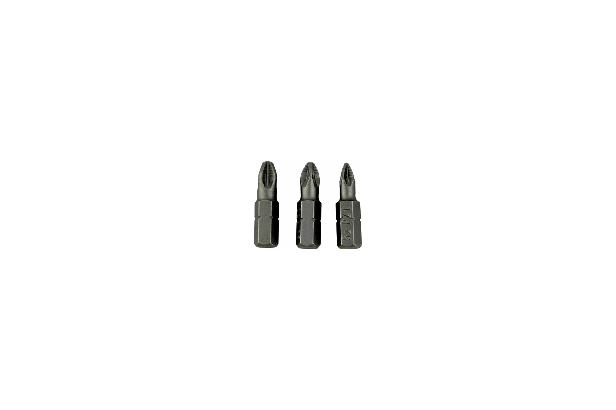Бита крестовая PZ 1/PZ 2/PZ 3X25, 3 шт. в блистере Felo 02193216