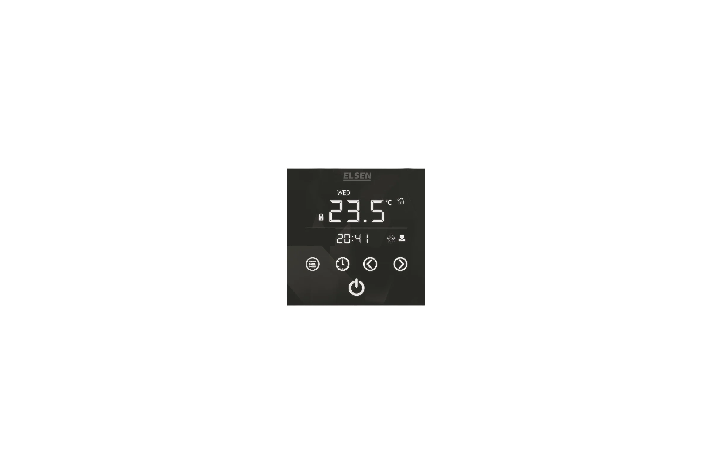 Регулятор, конвекция-естественная, 220 В, чёрный ELSEN EKA.01.01B