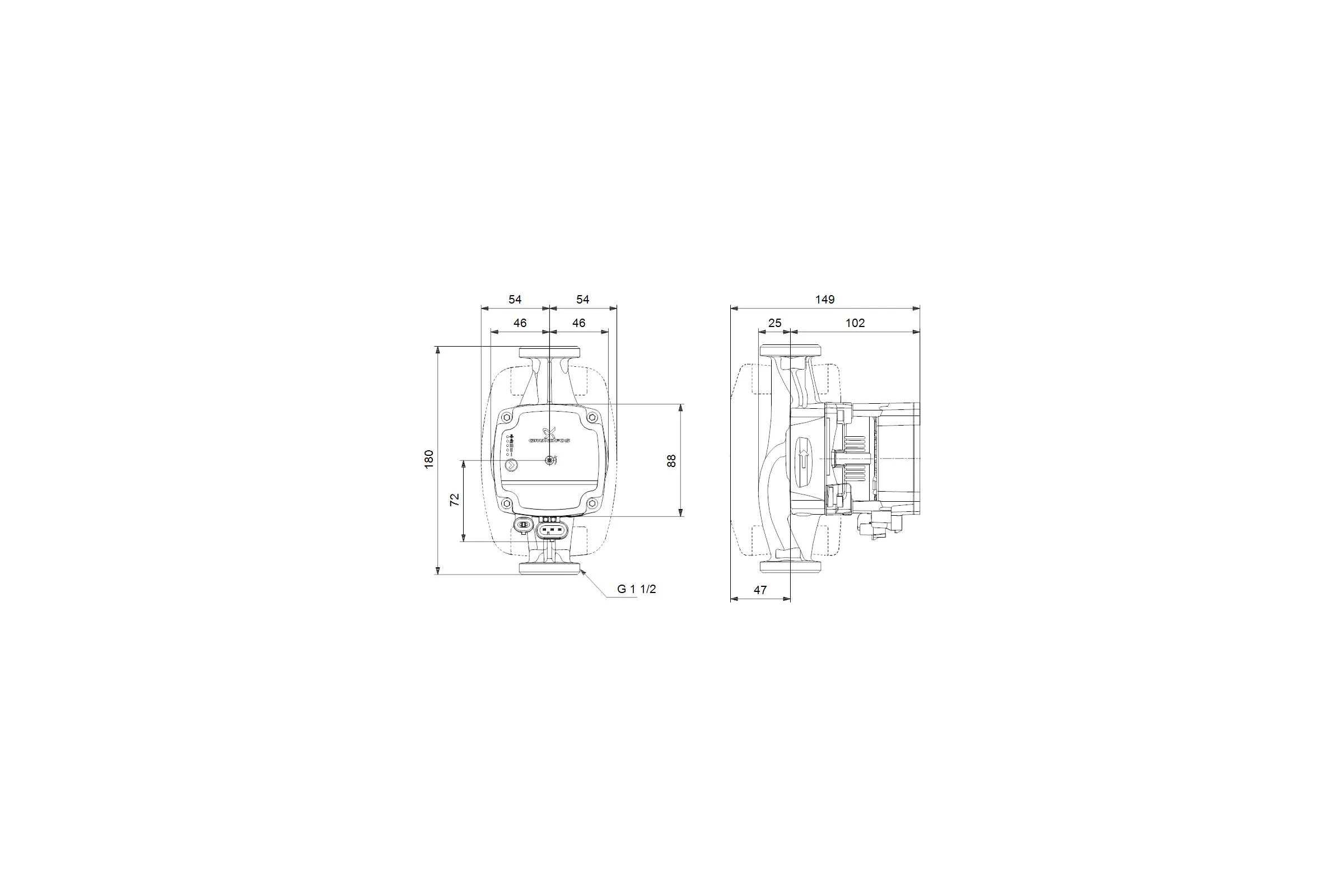 Циркуляционный насос Grundfos ALPHA1 L 25-40 99199611